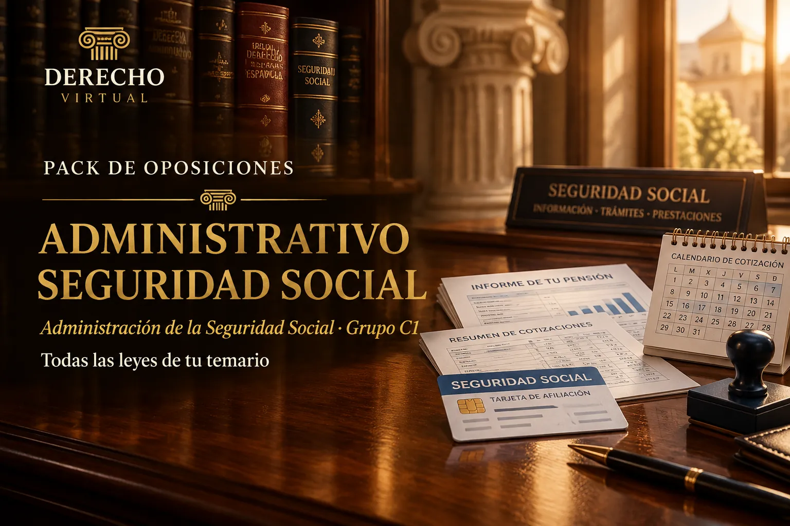 Pack de oposiciones de Administrativo de la Seguridad Social