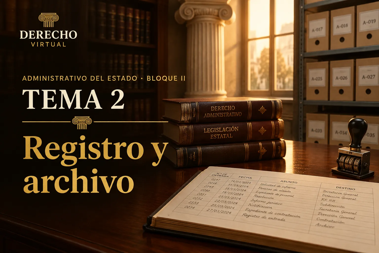 Miniatura del tema 2: Documento, registro y archivo