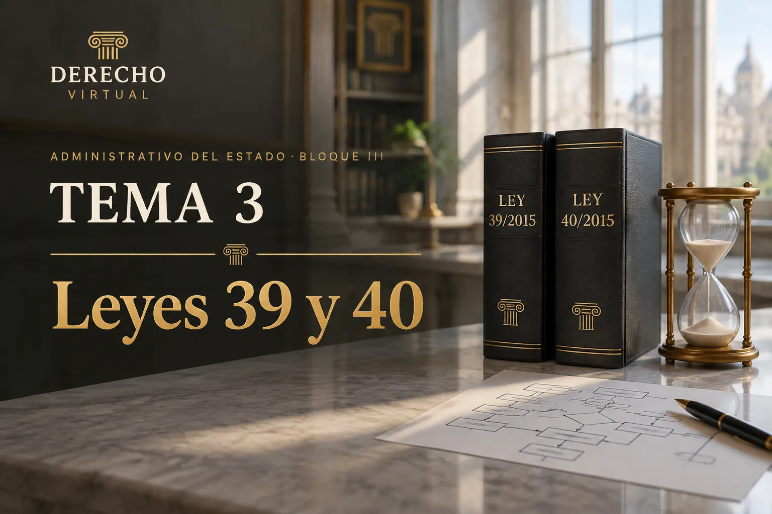 Miniatura del tema 3: Leyes 39/2015 y 40/2015. Procedimiento, revisión y recurso contencioso