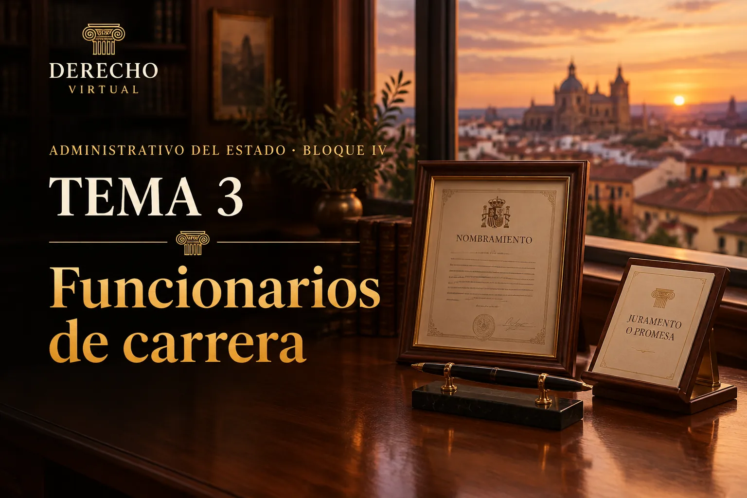 Miniatura del tema 3: Funcionarios de carrera e interinos. La selección