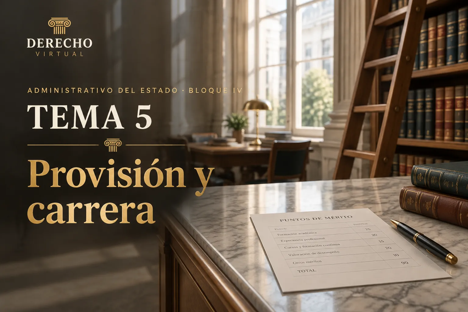 Miniatura del tema 5: Provisión de puestos. Derechos y deberes. Carrera y promoción