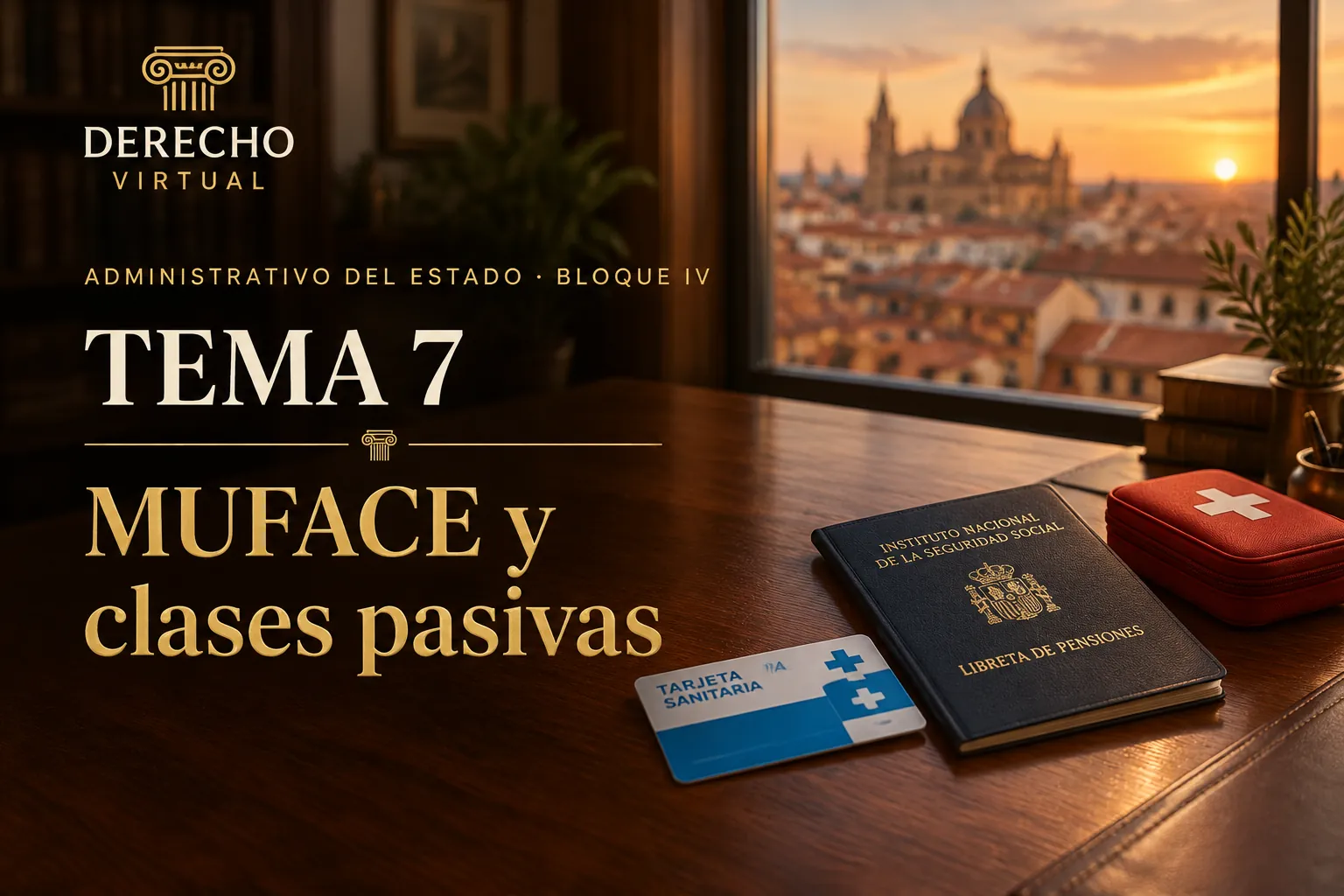 Miniatura del tema 7: Seguridad Social de los funcionarios. MUFACE y clases pasivas