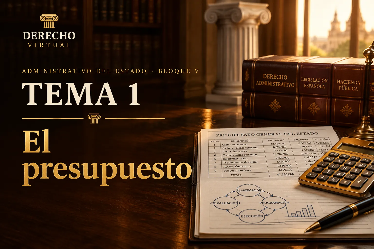 Miniatura del tema 1: El presupuesto: concepto, principios y ciclo presupuestario