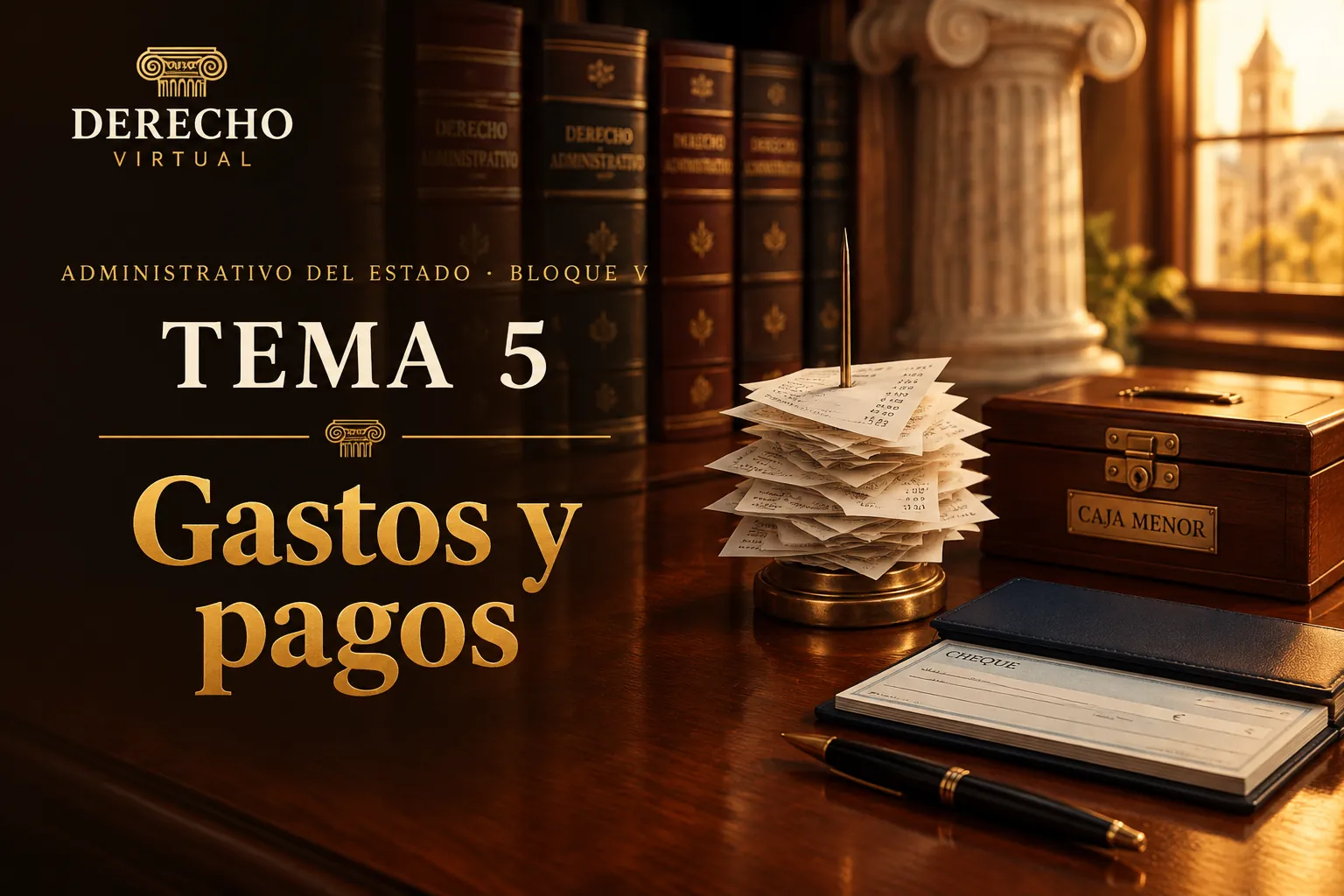 Miniatura del tema 5: Gastos de bienes y servicios, inversión y transferencias. Pagos