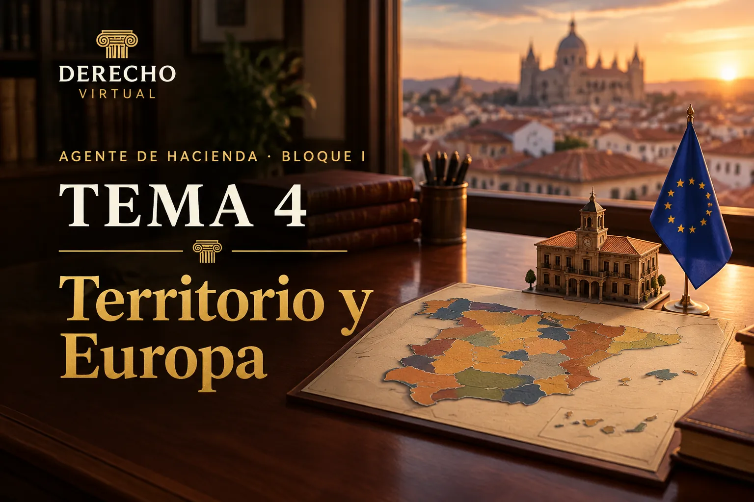 Miniatura del tema 4: Organización territorial, Entidades Locales y Unión Europea