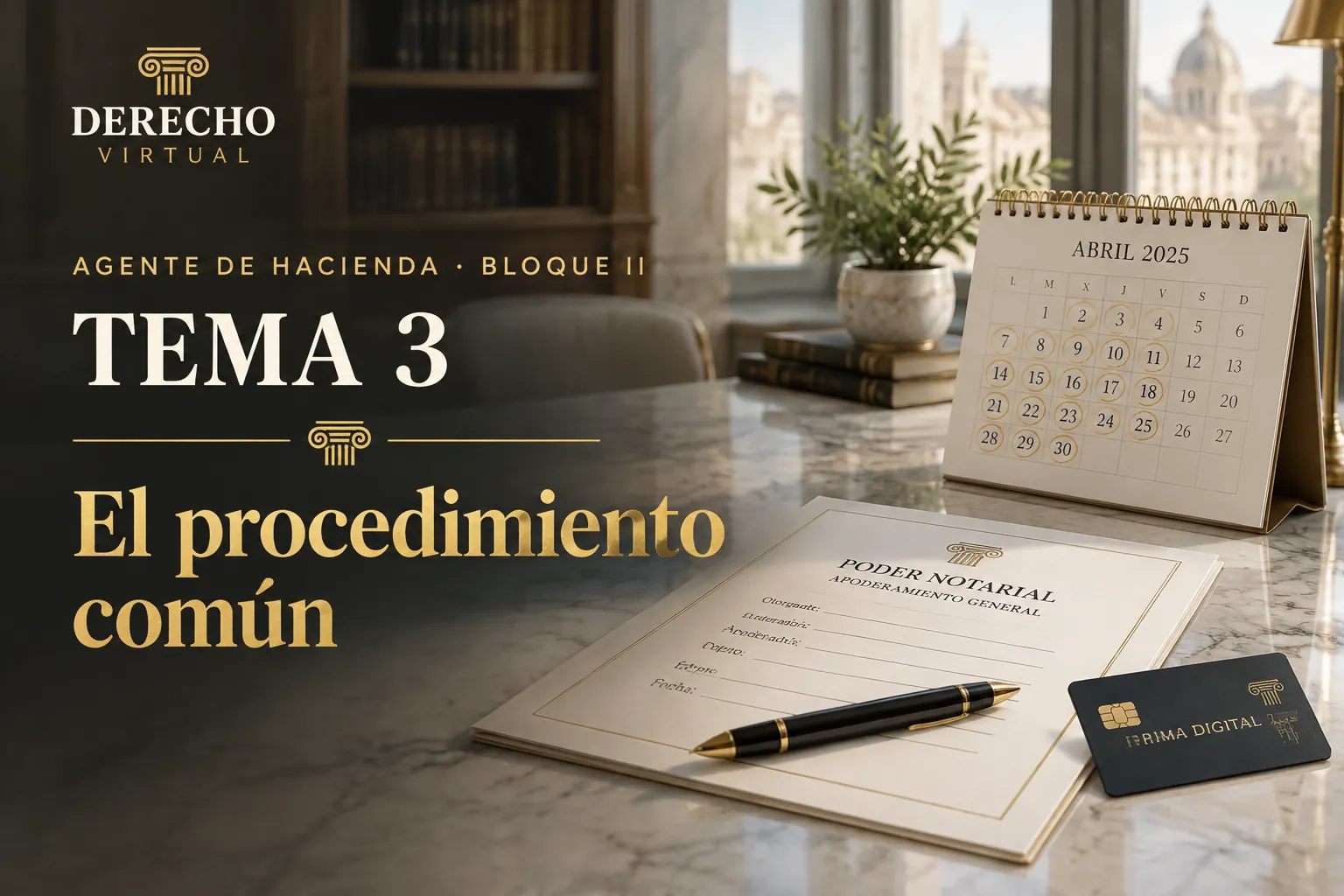 Miniatura del tema 3: El procedimiento administrativo común: interesados, silencio y plazos
