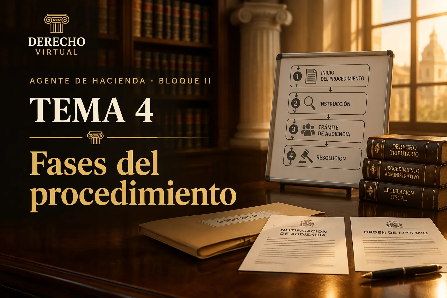 Miniatura del tema 4: Las fases del procedimiento y la ejecución