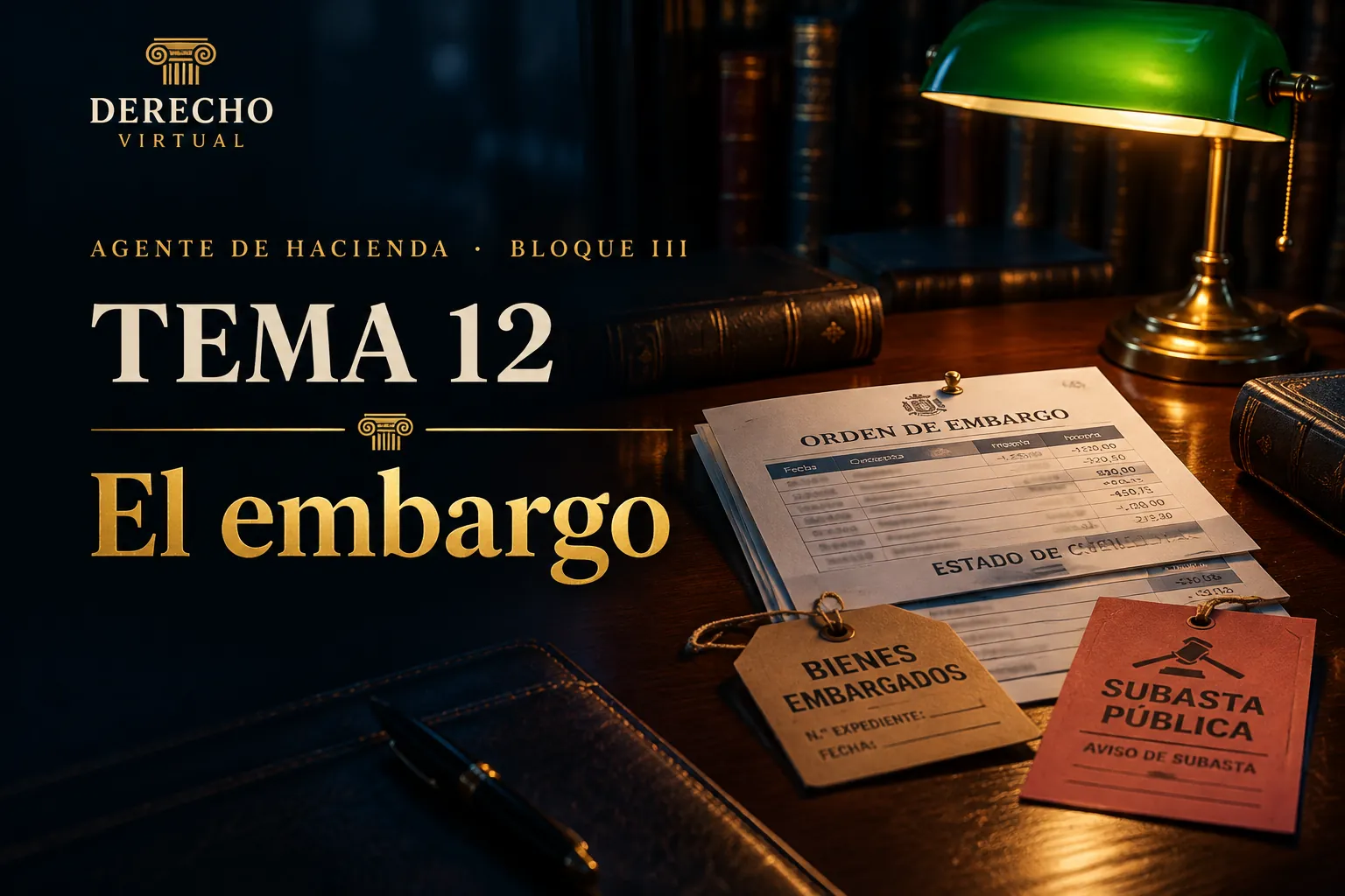 Miniatura del tema 12: El embargo y el procedimiento frente a responsables