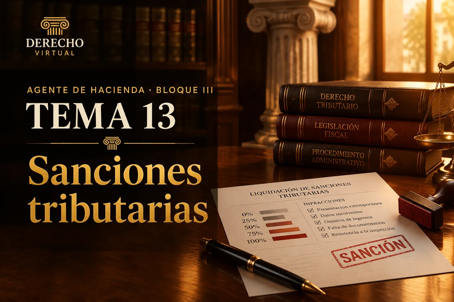 Miniatura del tema 13: La potestad sancionadora en materia tributaria