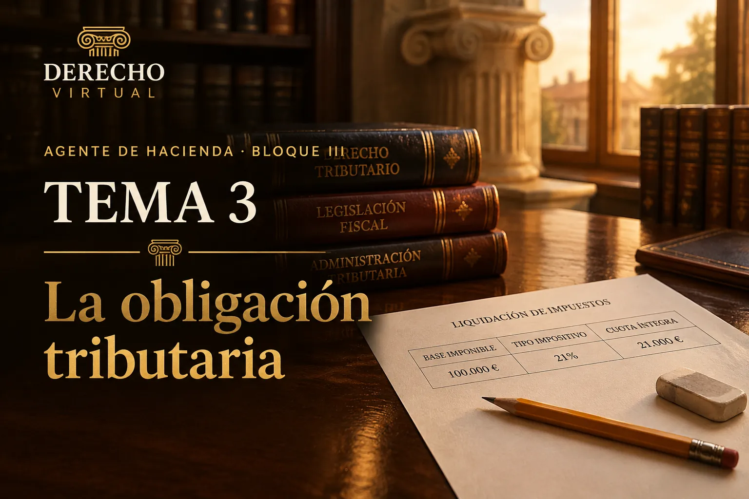Miniatura del tema 3: Derecho Tributario: tributos y obligación tributaria