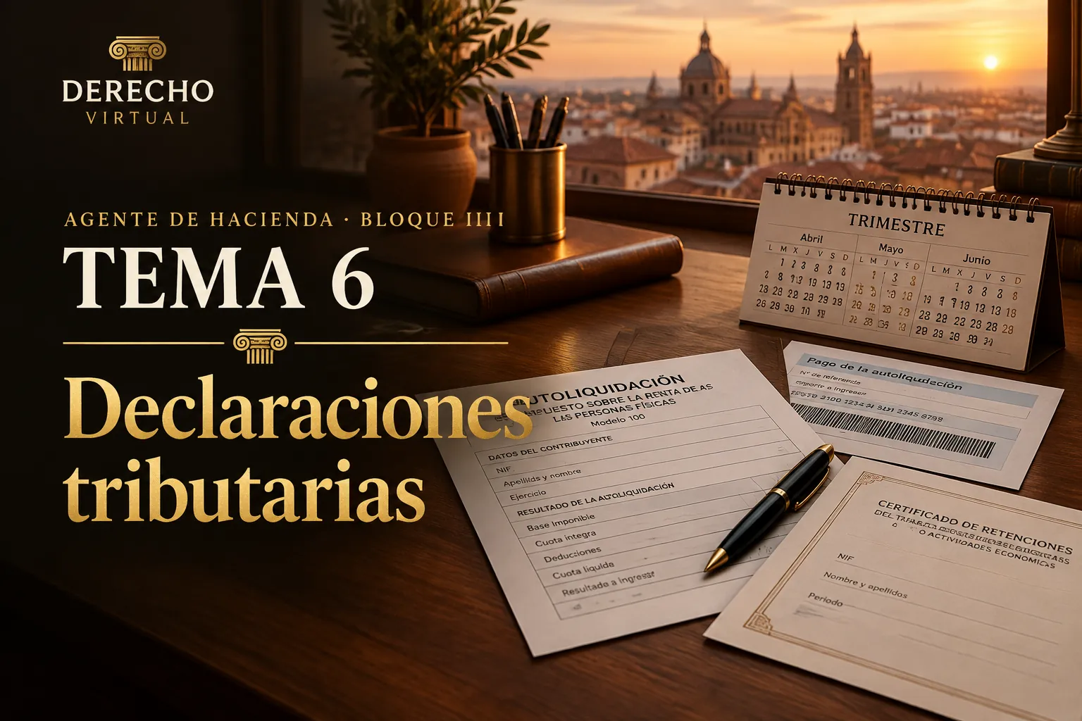 Miniatura del tema 6: Declaraciones, autoliquidaciones y pagos a cuenta