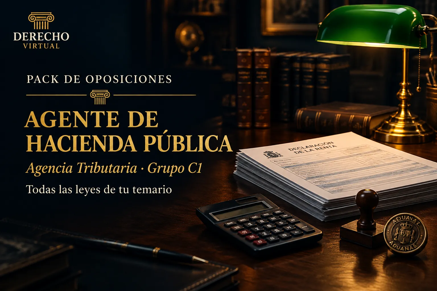 Pack de oposiciones de Agente de Hacienda