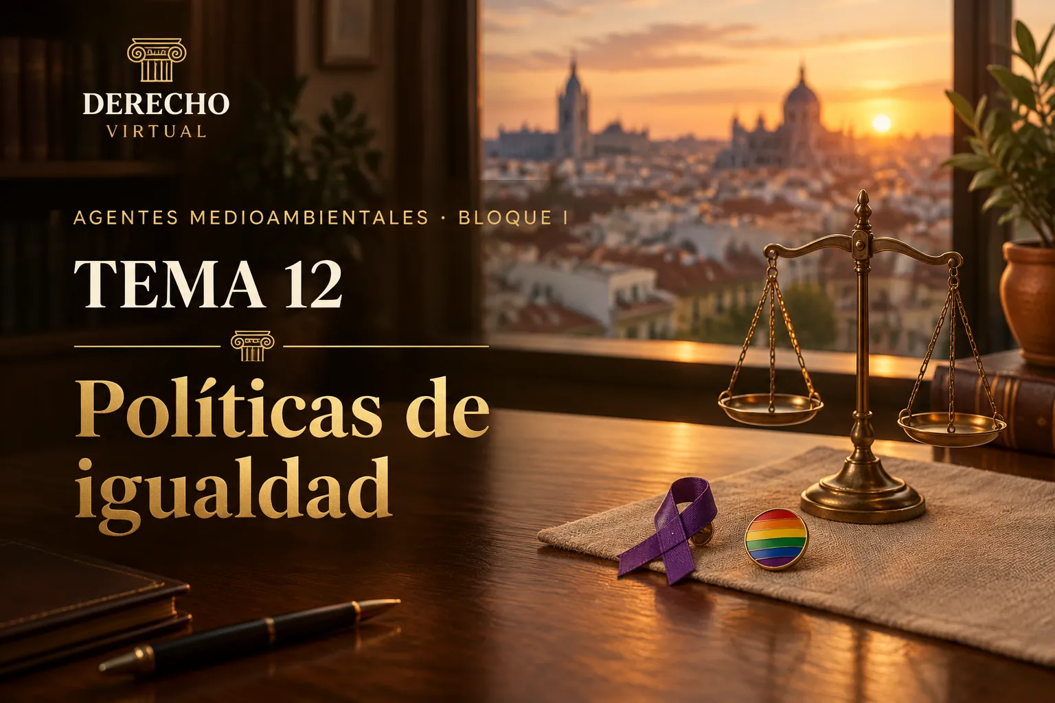 Miniatura del tema 12: Igualdad de género, violencia de género, personas LGTBI y dependencia