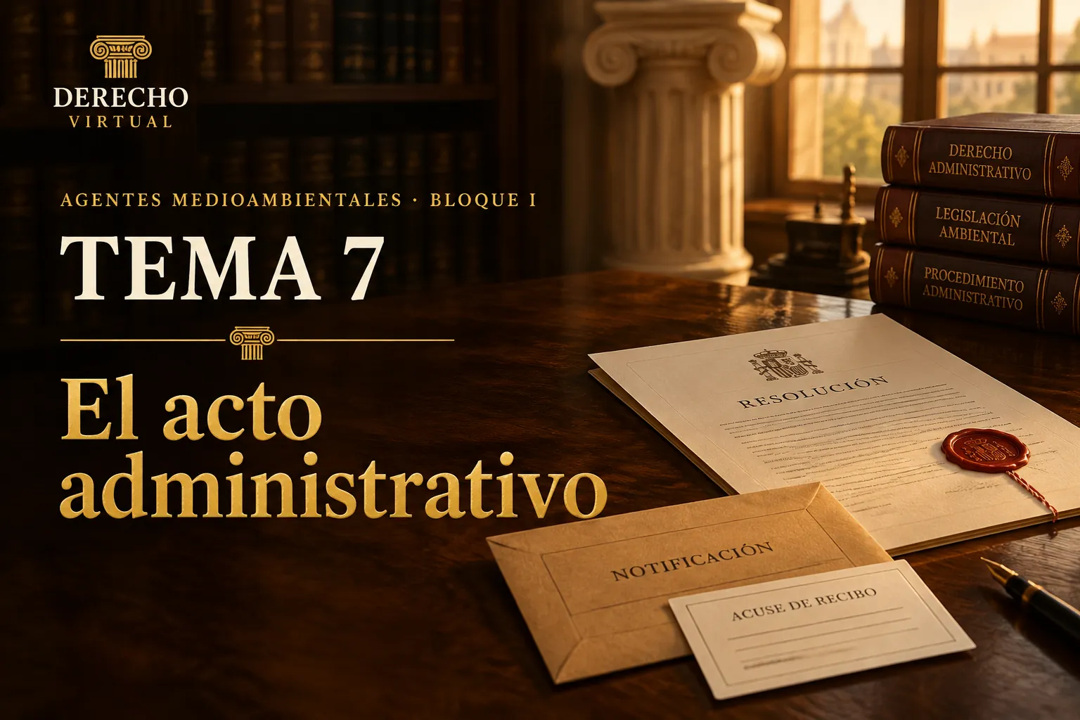 Miniatura del tema 7: El acto administrativo: eficacia, validez, motivación y notificación