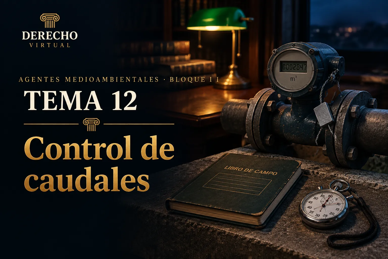 Miniatura del tema 12: Registro de aguas, contadores, aforos y sellado de captaciones