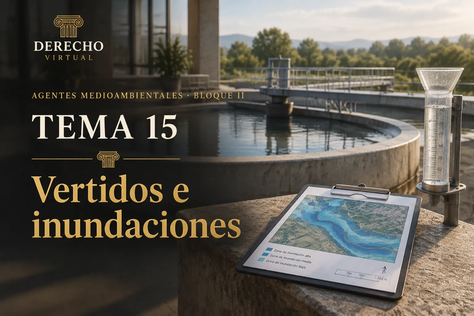 Miniatura del tema 15: Vertidos, reutilización del agua e inundaciones