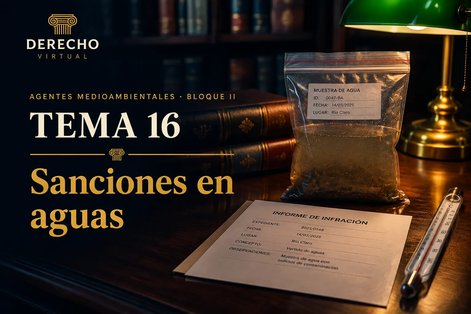 Miniatura del tema 16: Régimen sancionador de la Ley de Aguas