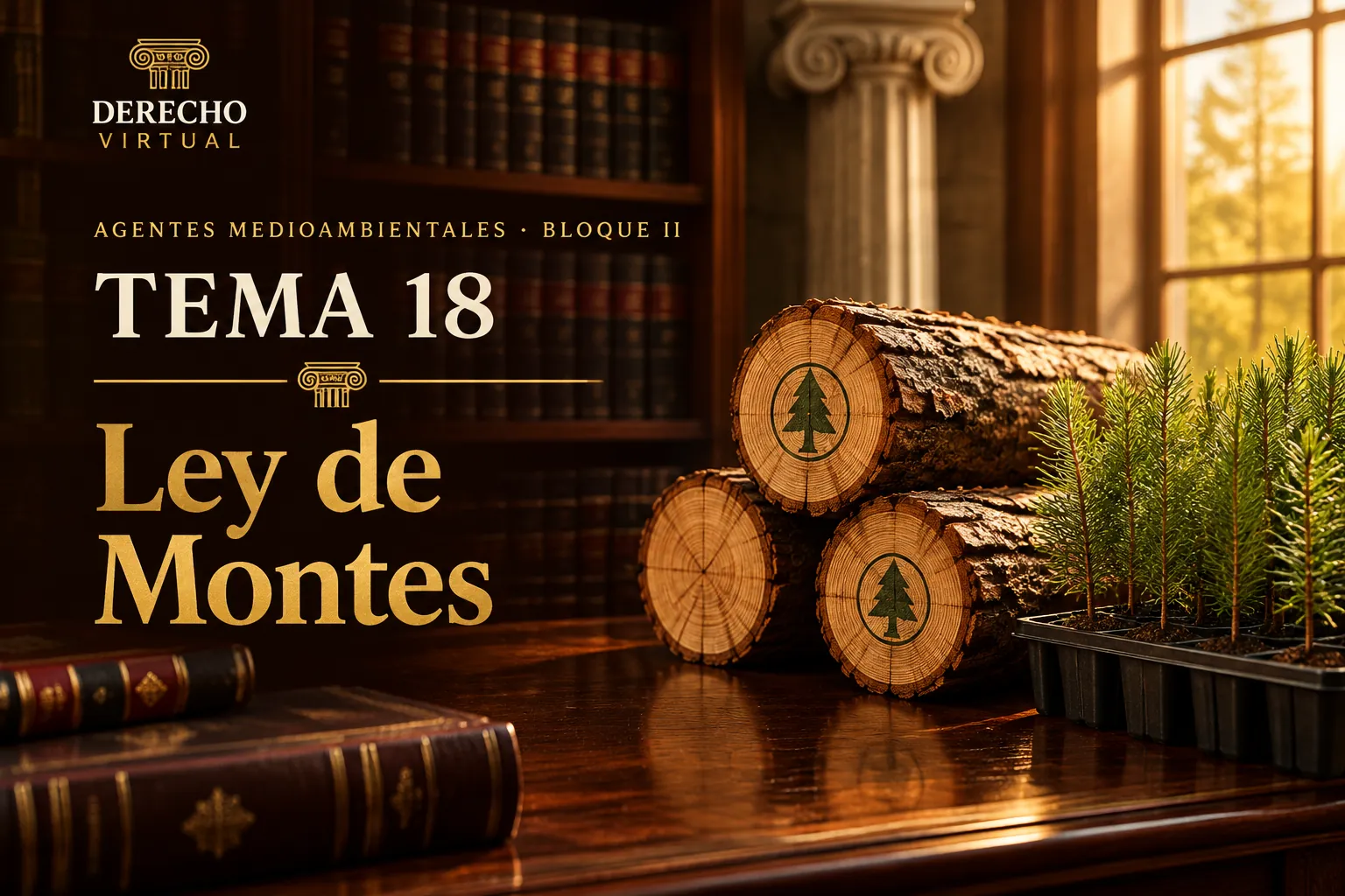 Miniatura del tema 18: La Ley 43/2003 de Montes