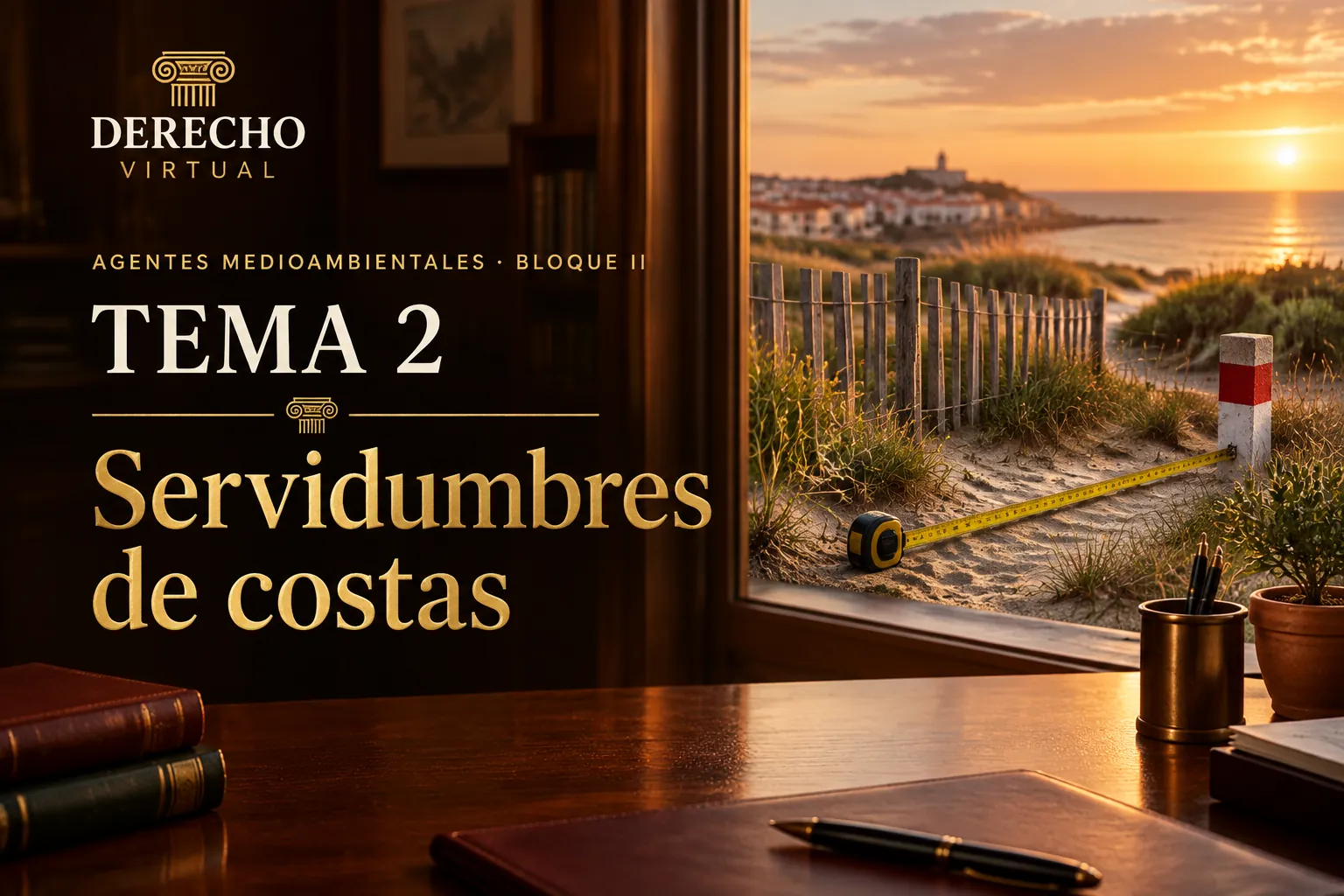 Miniatura del tema 2: Servidumbres y limitaciones a la propiedad en la Ley de Costas