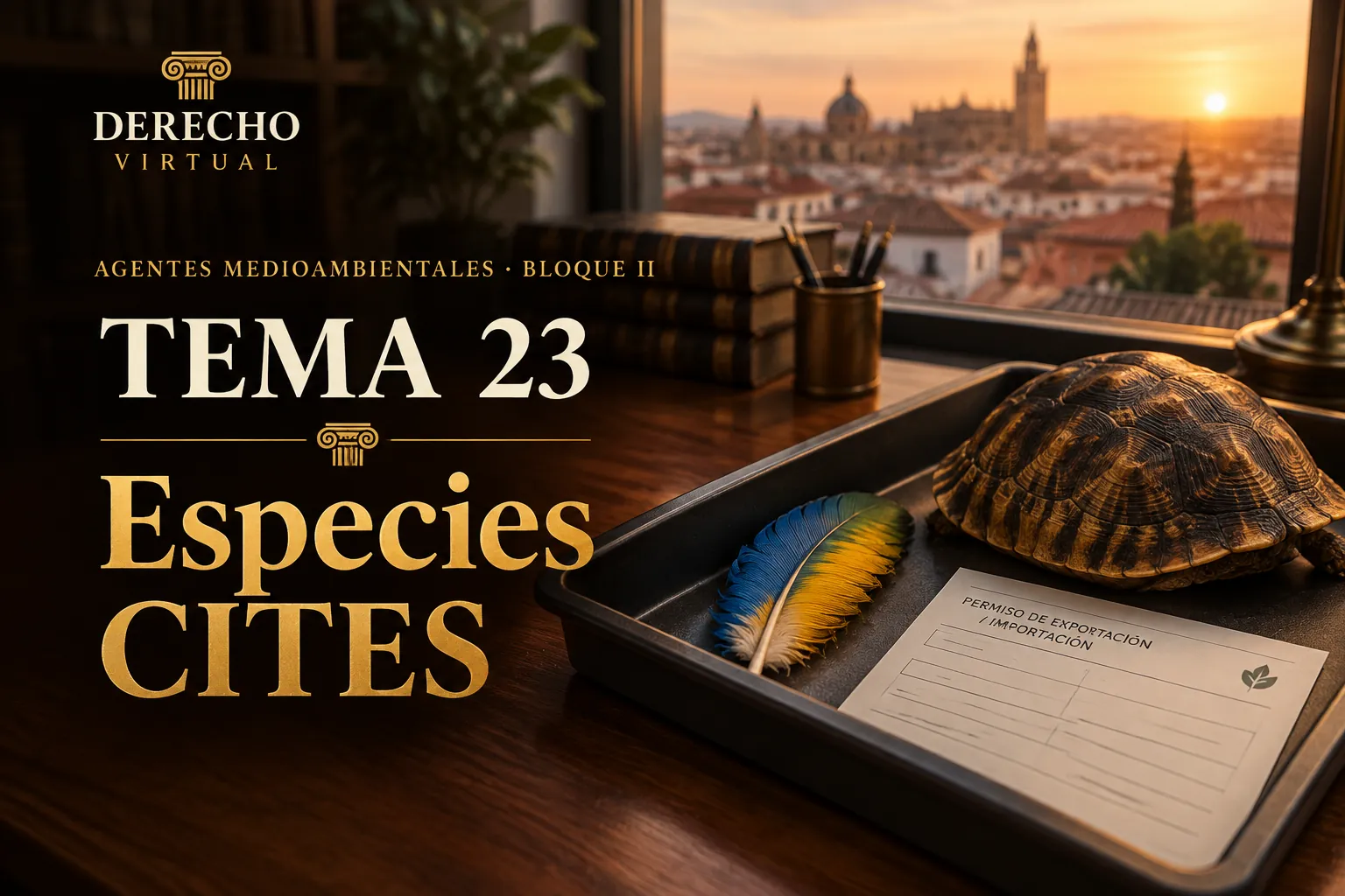Miniatura del tema 23: El comercio de especies amenazadas: Reglamento (CE) 338/97 y Convenio CITES