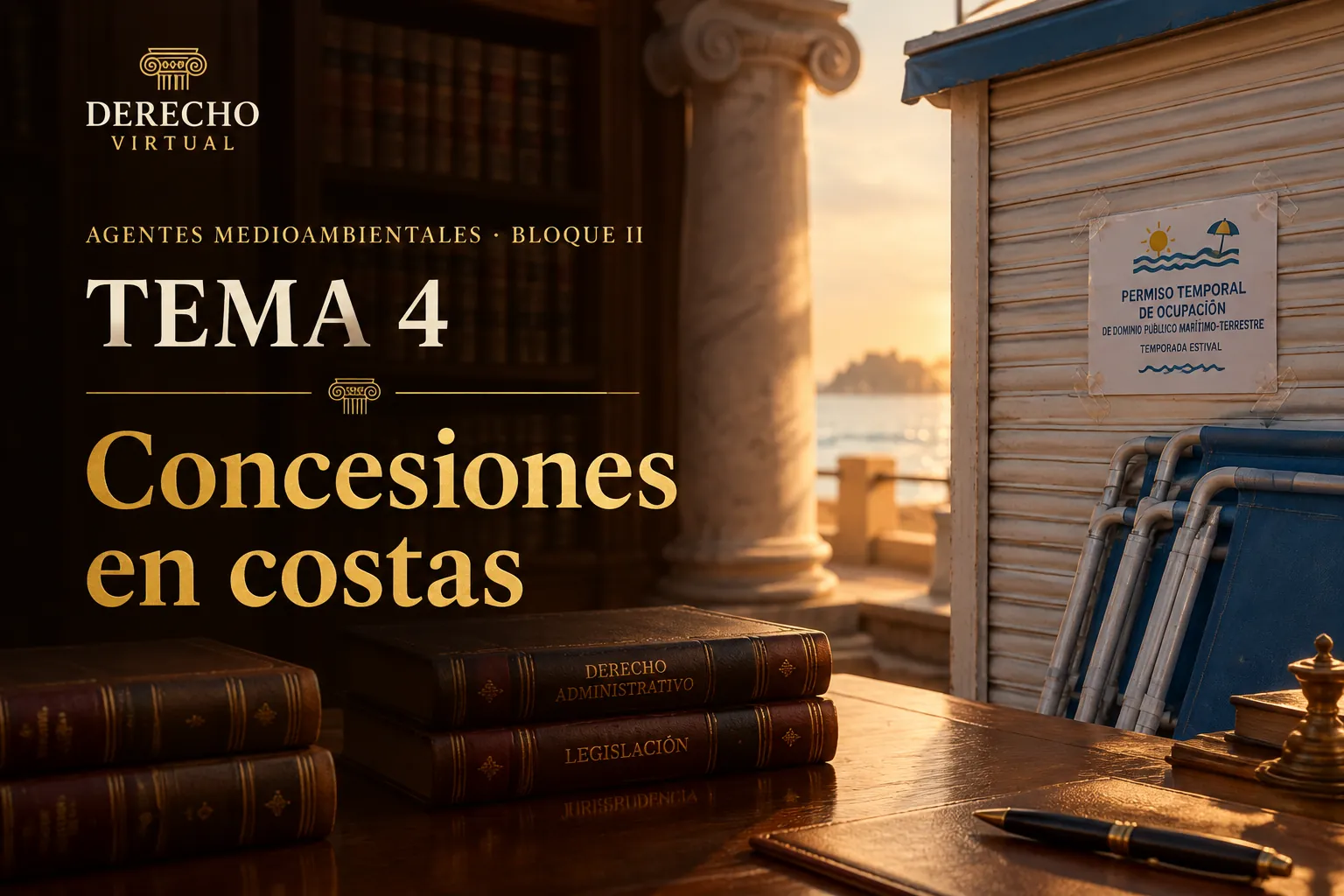 Miniatura del tema 4: Autorizaciones y concesiones en el dominio público marítimo-terrestre