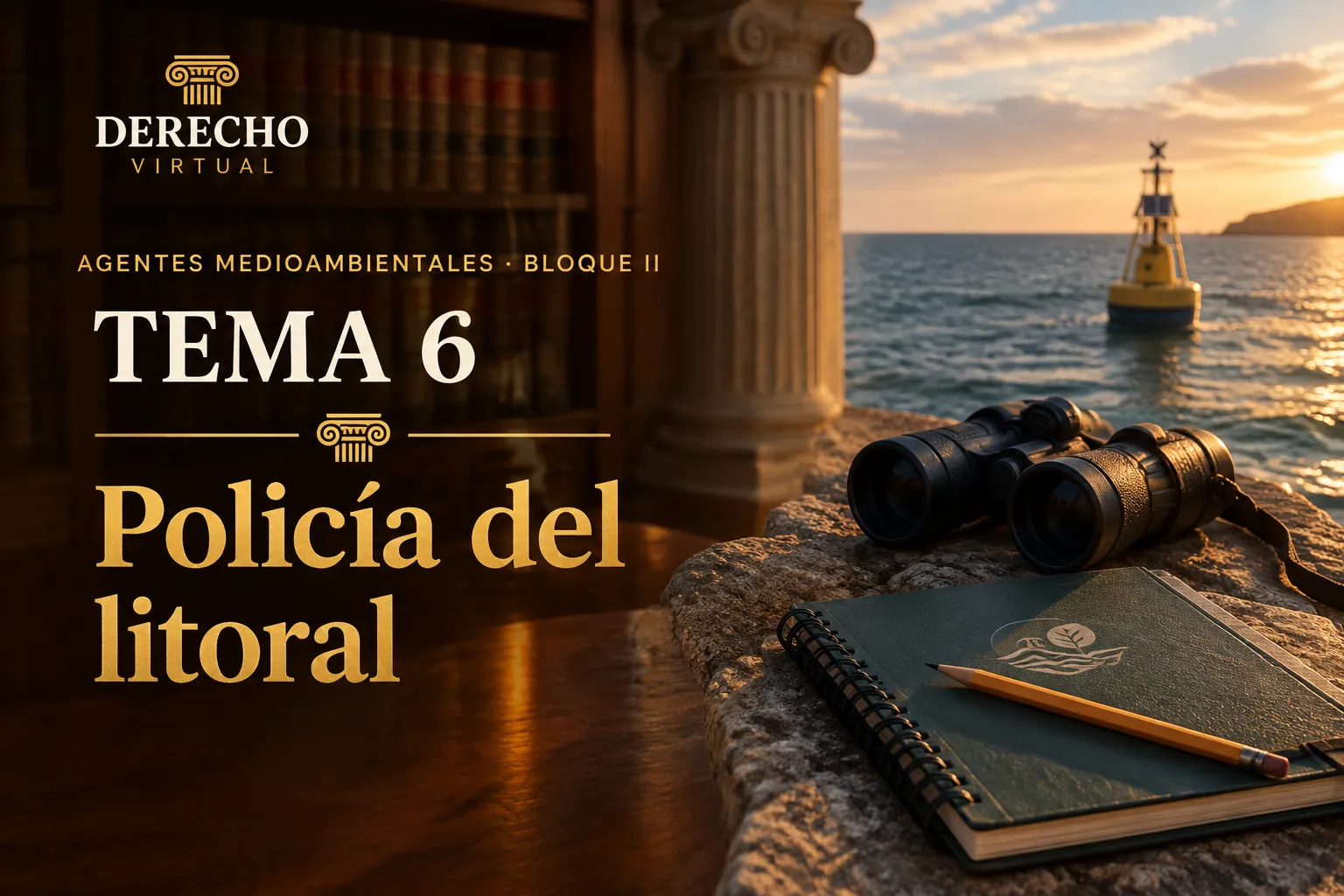 Miniatura del tema 6: Policía del litoral, infracciones en costas y denuncias en biodiversidad marina