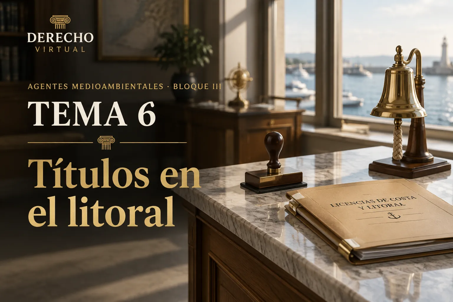 Miniatura del tema 6: Autorizaciones y concesiones en el dominio público marítimo-terrestre