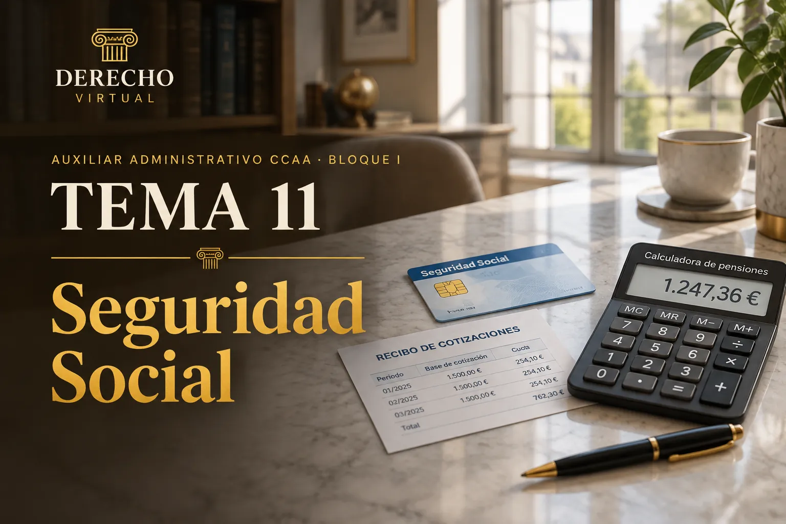Miniatura del tema 11: La Seguridad Social: afiliación, cotización y prestaciones