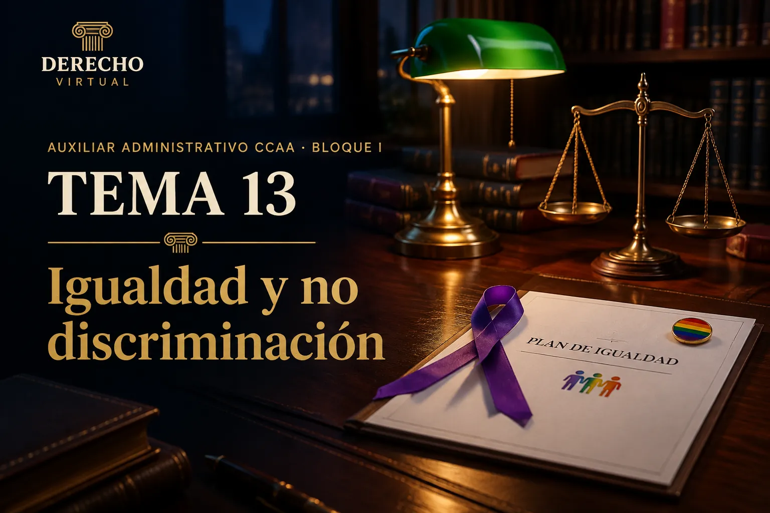 Miniatura del tema 13: Igualdad, violencia de género y no discriminación de las personas LGTBI