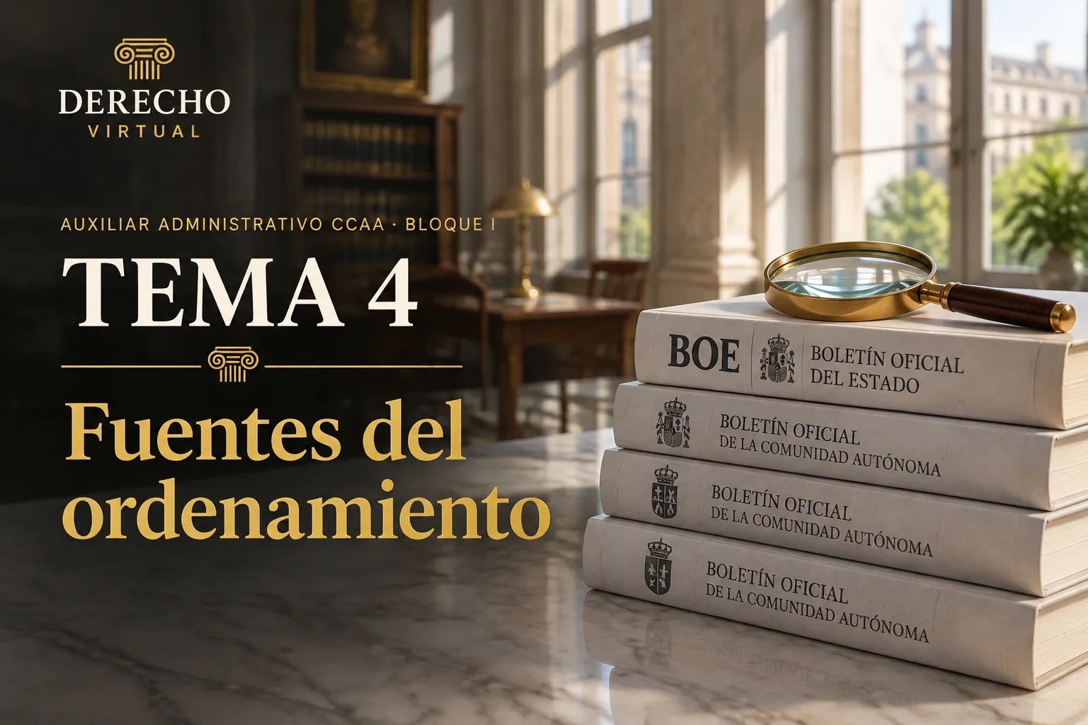 Miniatura del tema 4: Las fuentes del ordenamiento jurídico