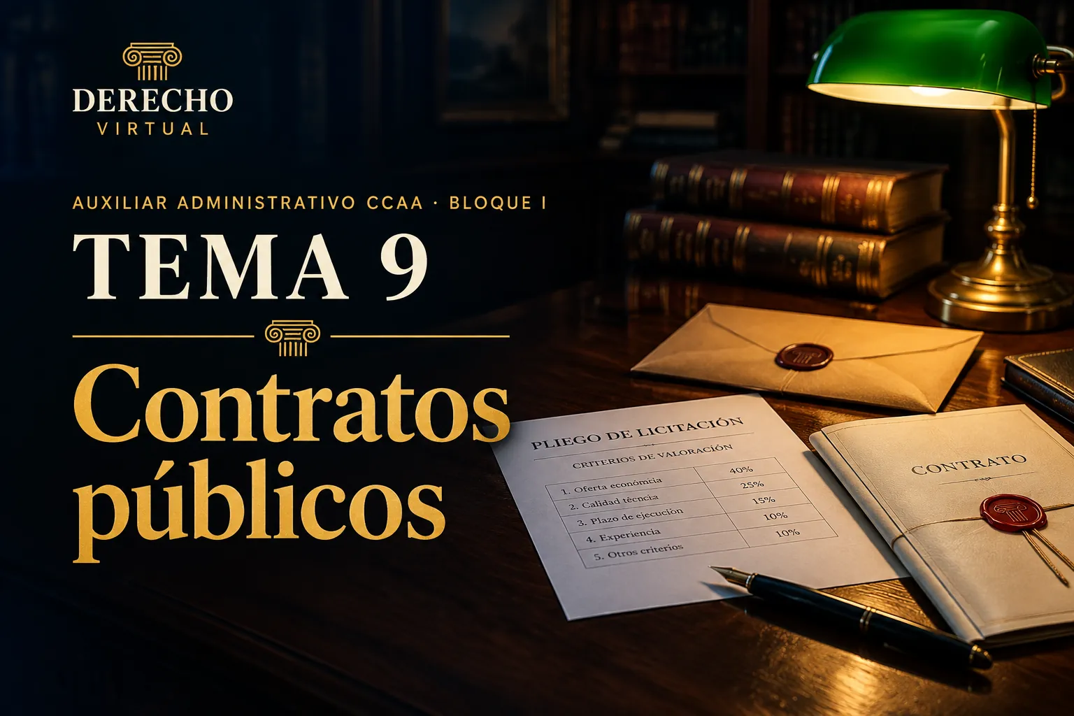 Miniatura del tema 9: Los contratos del sector público