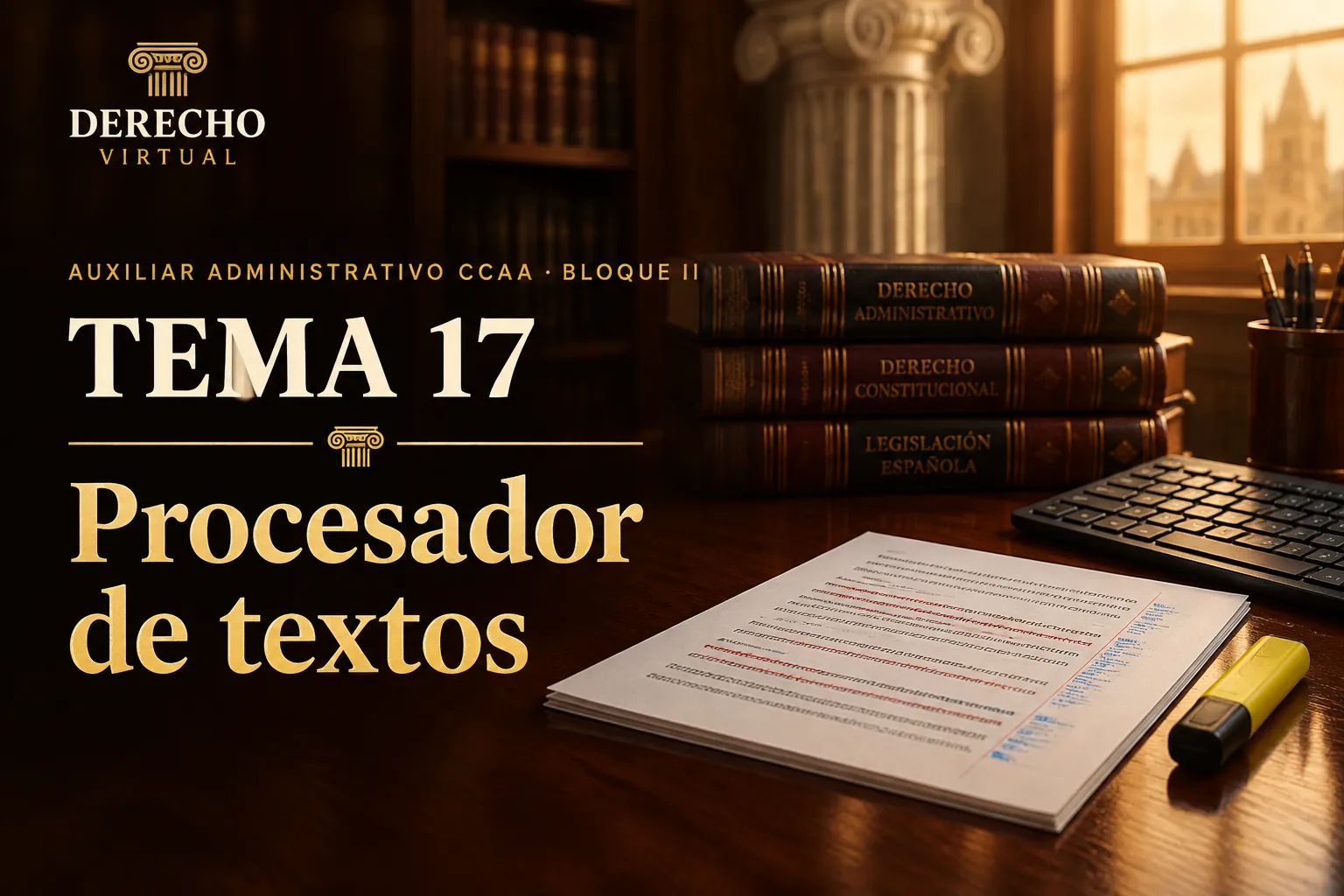 Miniatura del tema 17: Procesadores de texto: Word