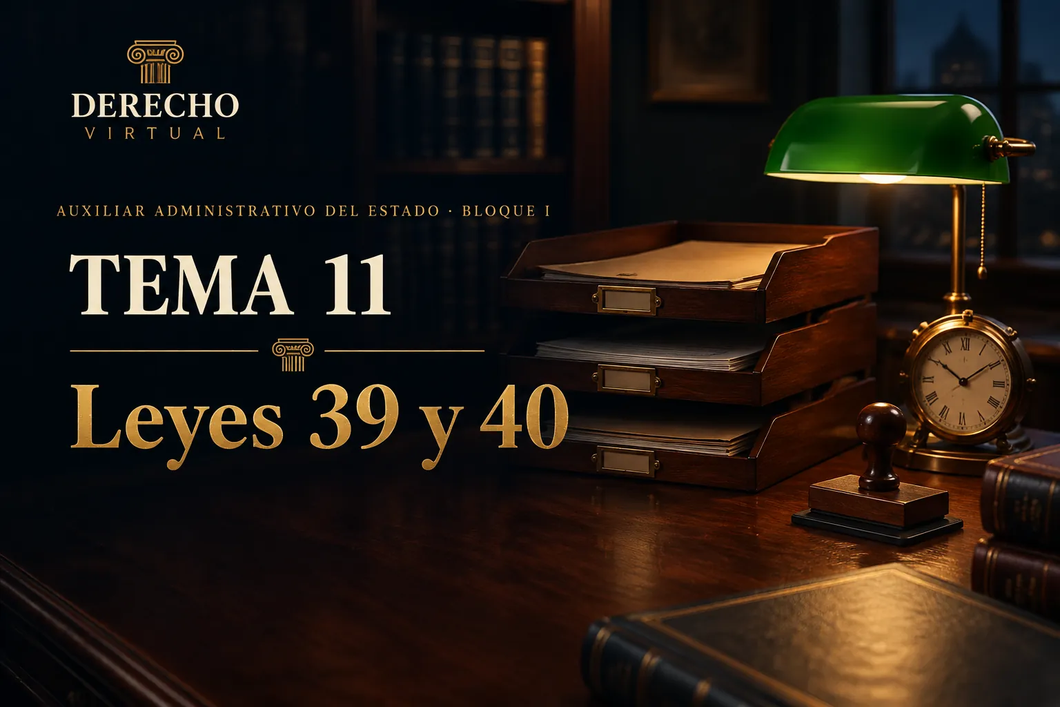 Miniatura del tema 11: Leyes 39/2015 y 40/2015. Procedimiento, revisión y recurso contencioso