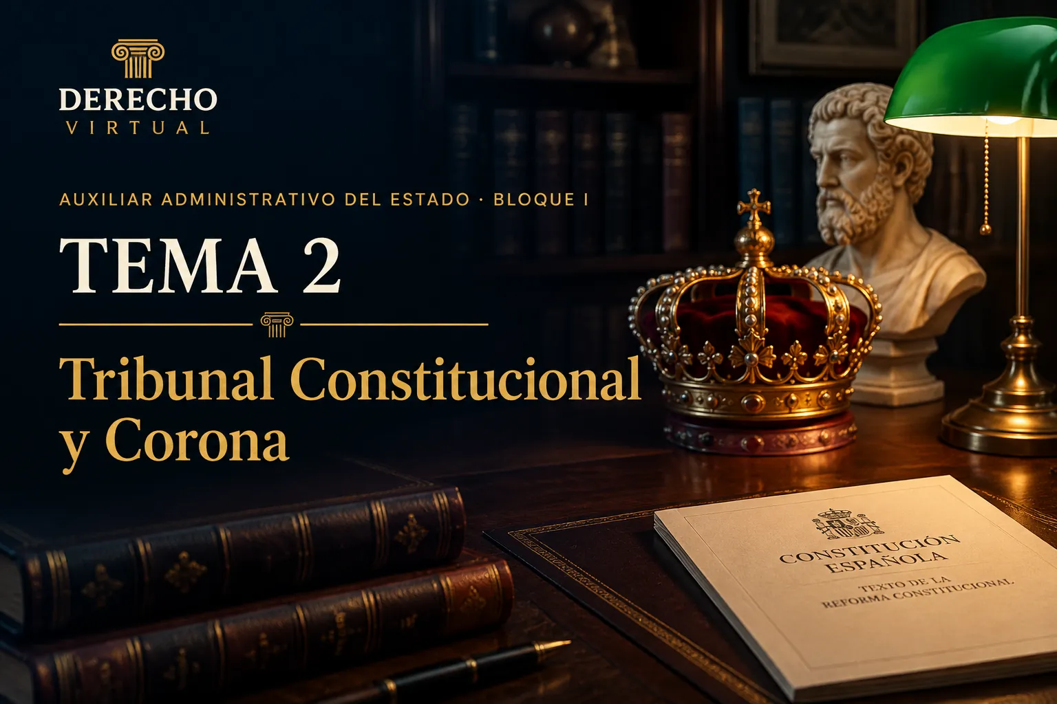 Miniatura del tema 2: El Tribunal Constitucional. La reforma de la Constitución. La Corona