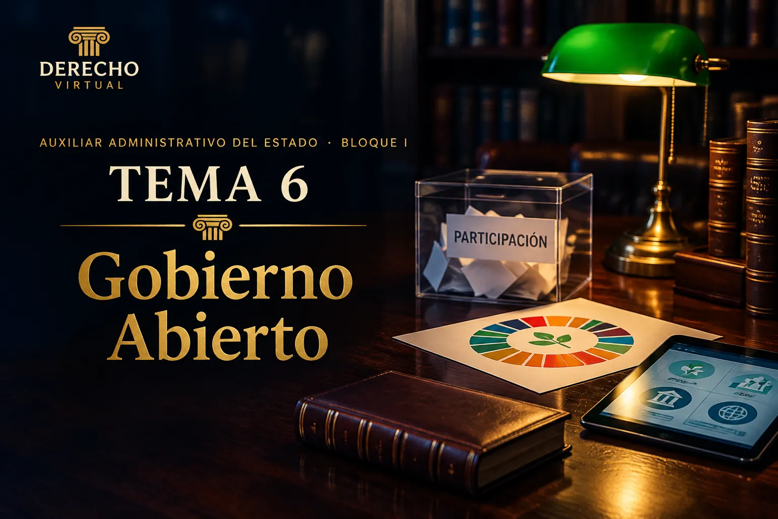 Miniatura del tema 6: El Gobierno Abierto y la Agenda 2030
