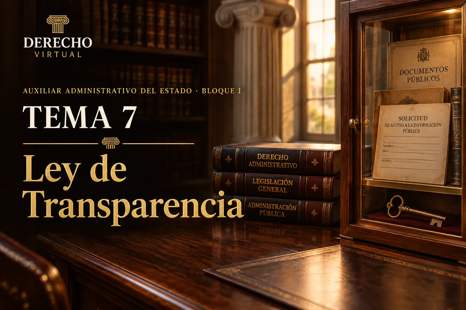 Miniatura del tema 7: La Ley 19/2013, de transparencia