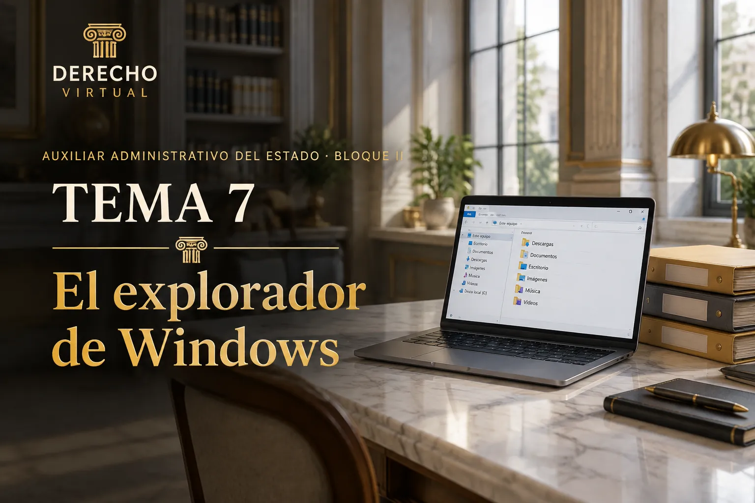 Miniatura del tema 7: El explorador de Windows