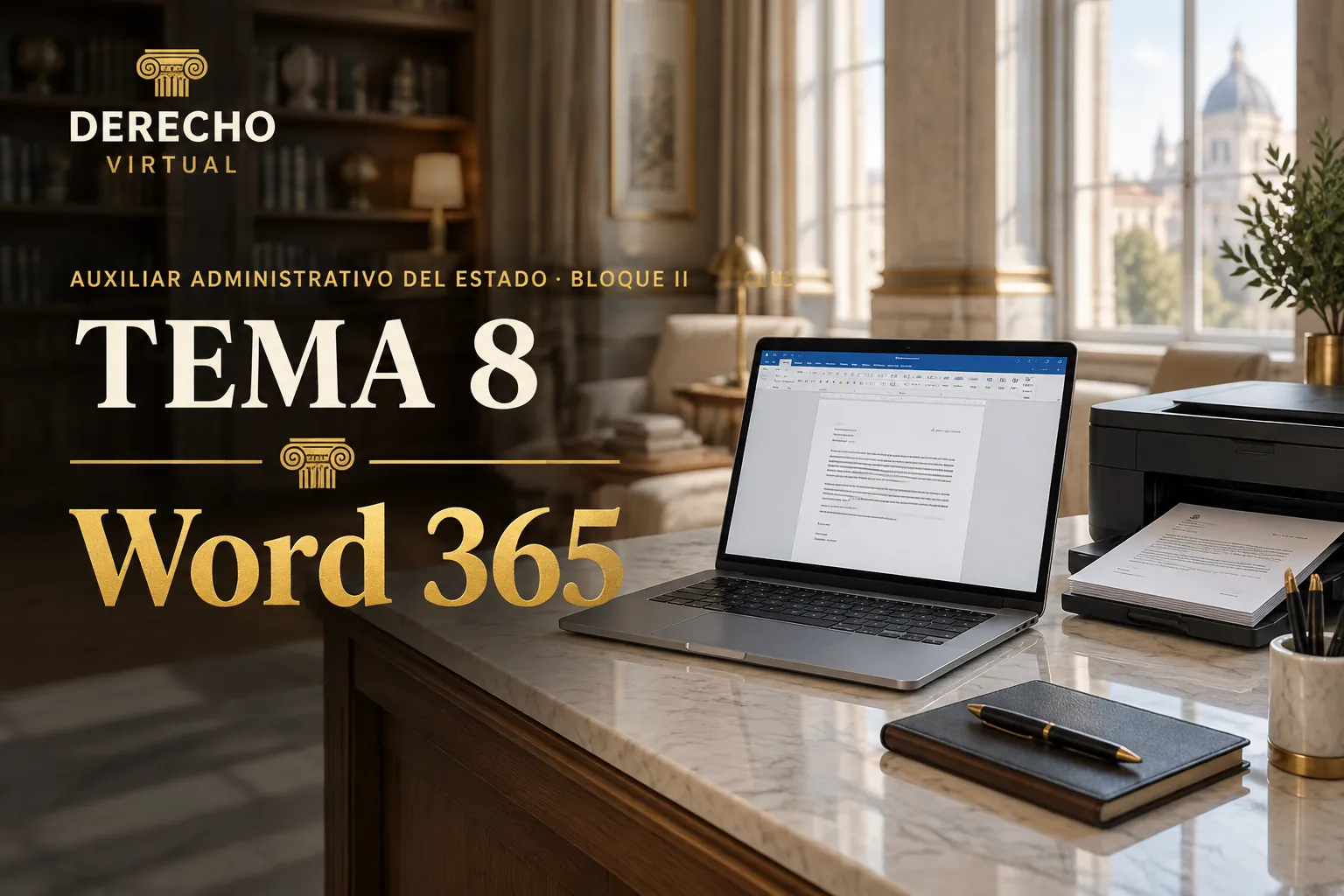 Miniatura del tema 8: Procesadores de texto: Word 365