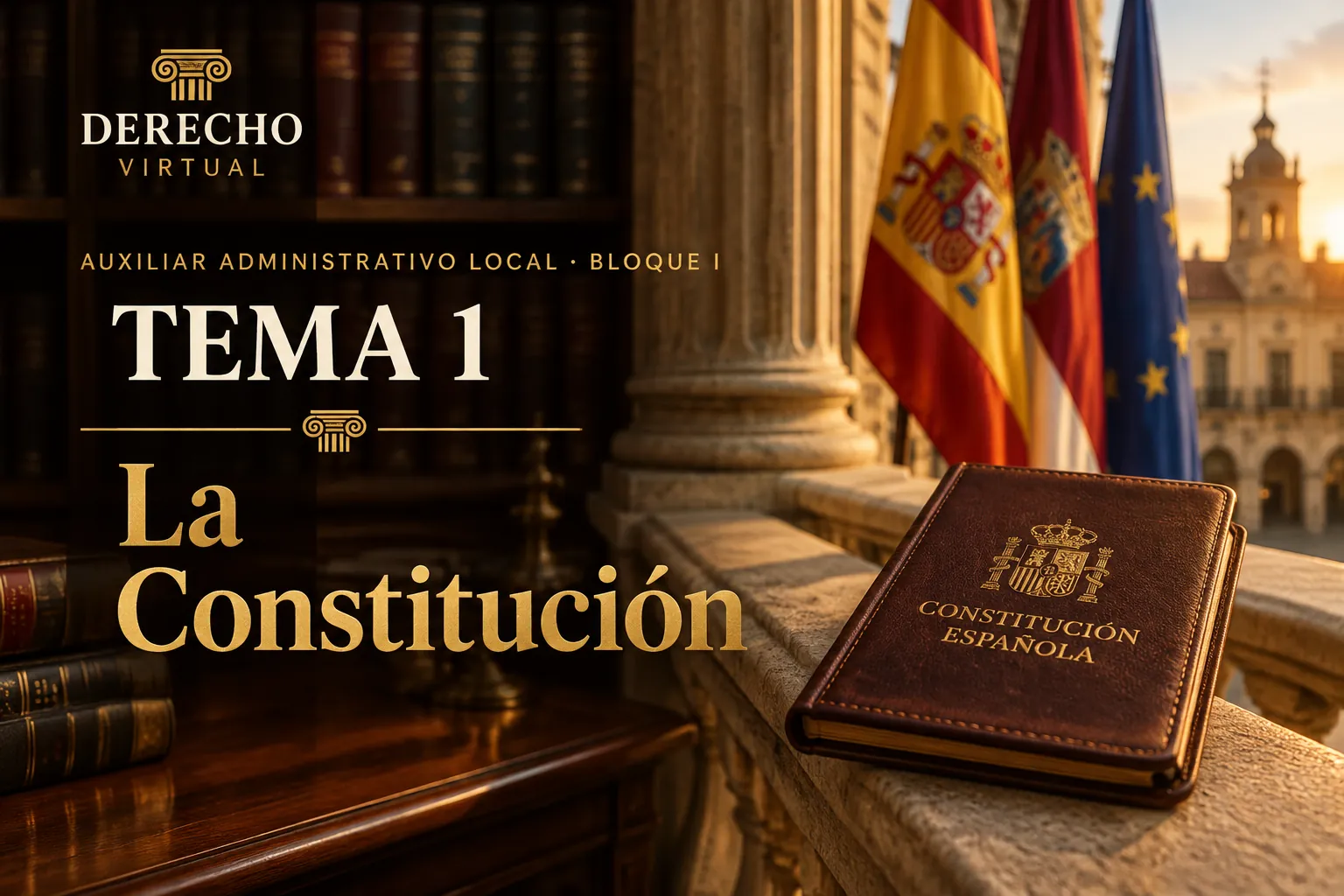 Miniatura del tema 1: La Constitución: estructura, principios y derechos fundamentales