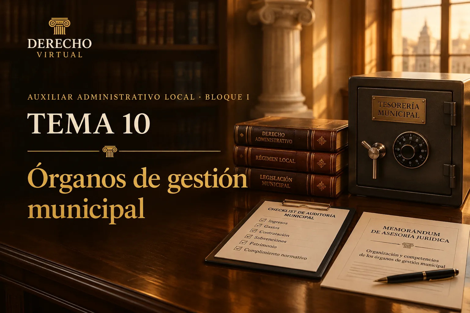 Miniatura del tema 10: El Ayuntamiento de Madrid (II): Intervención, Tesorería y órganos de gestión