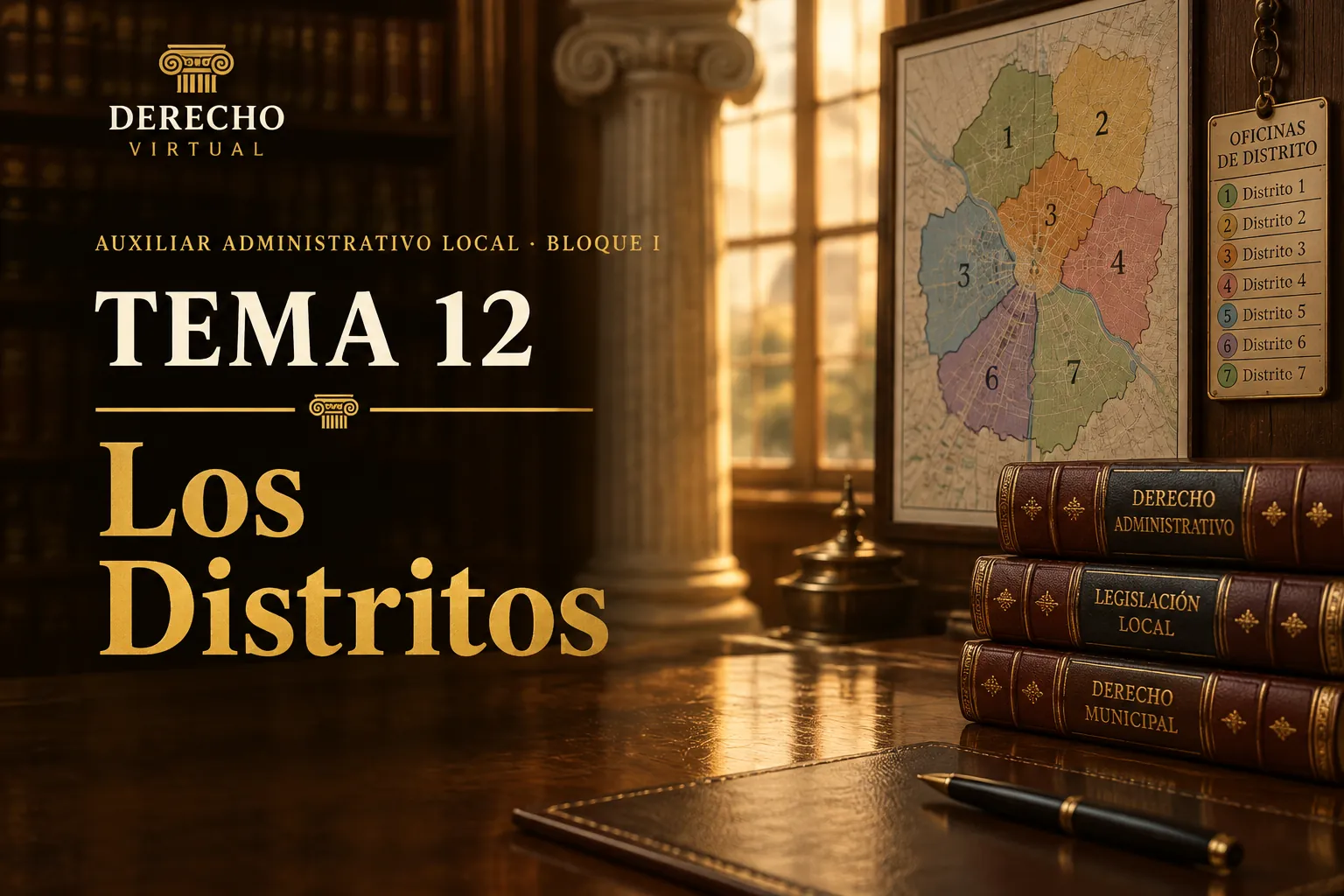 Miniatura del tema 12: Los Distritos en su Reglamento Orgánico