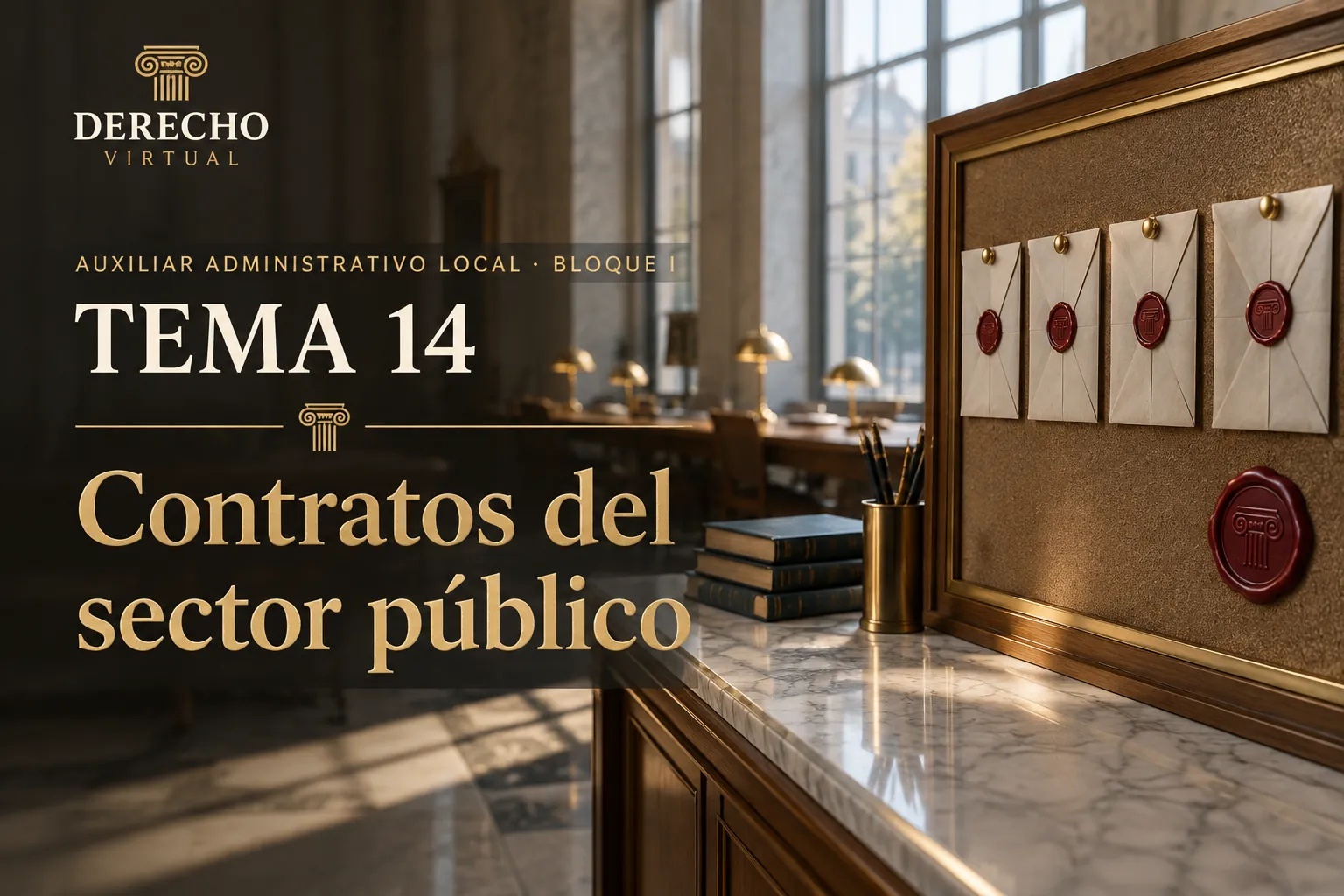 Miniatura del tema 14: Contratos del Sector Público y órganos de contratación en las entidades locales