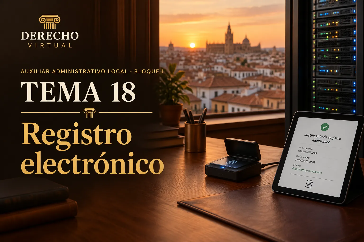 Miniatura del tema 18: Ordenanza de Atención a la Ciudadanía: registro electrónico general y archivo electrónico