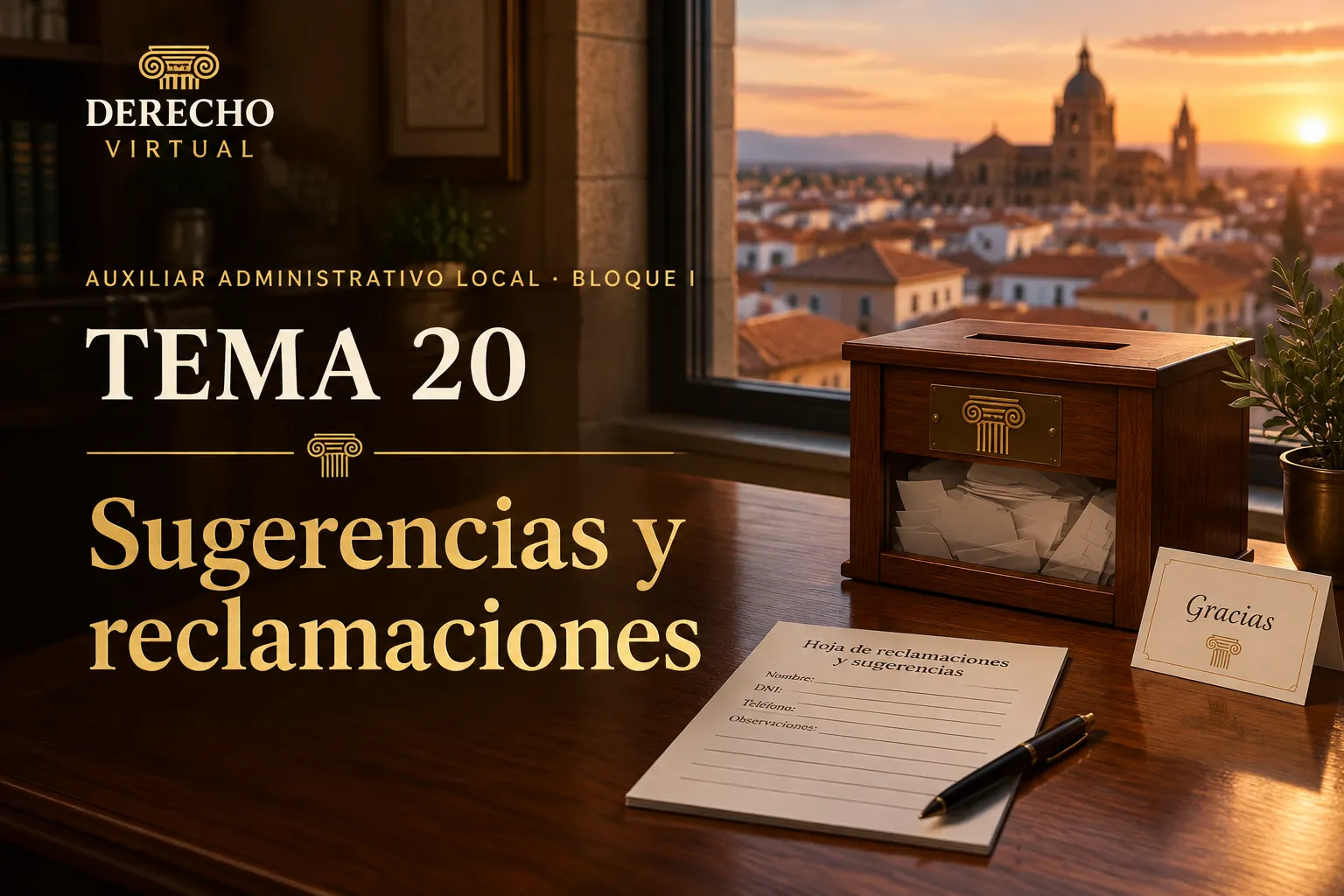 Miniatura del tema 20: Sugerencias, reclamaciones y felicitaciones