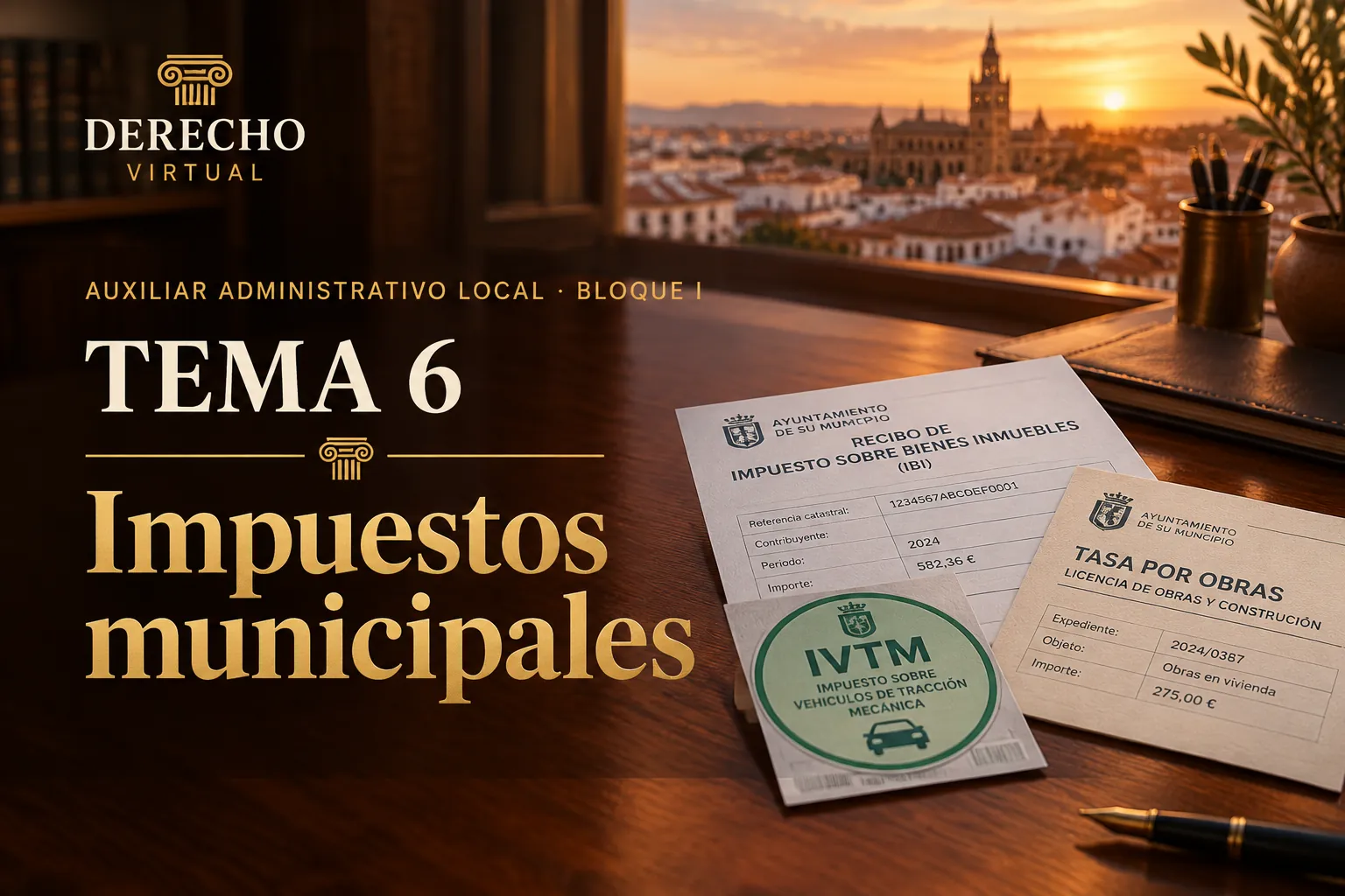 Miniatura del tema 6: Haciendas locales (I): los impuestos municipales