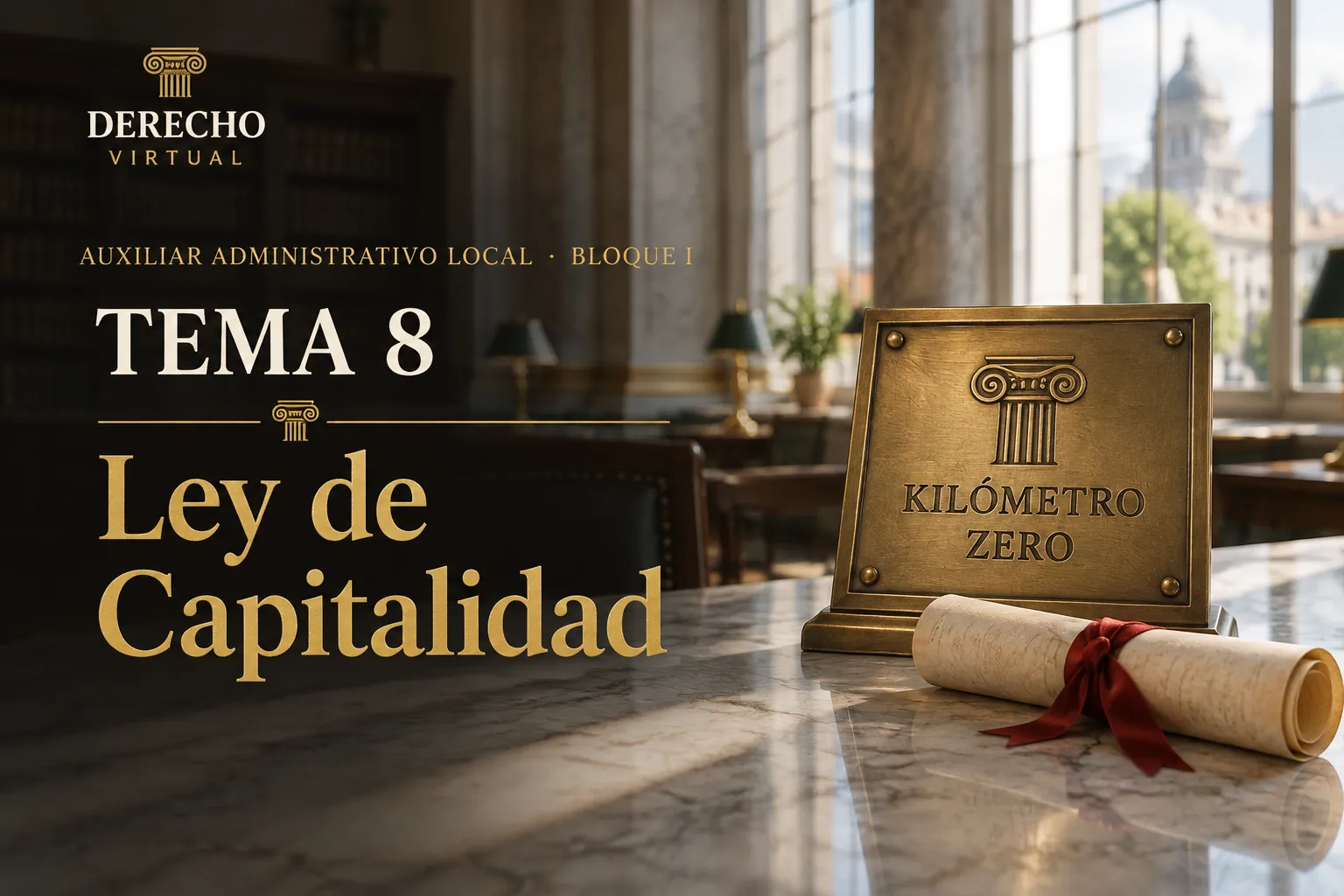Miniatura del tema 8: La Ley de Capitalidad: competencias del Ayuntamiento de Madrid