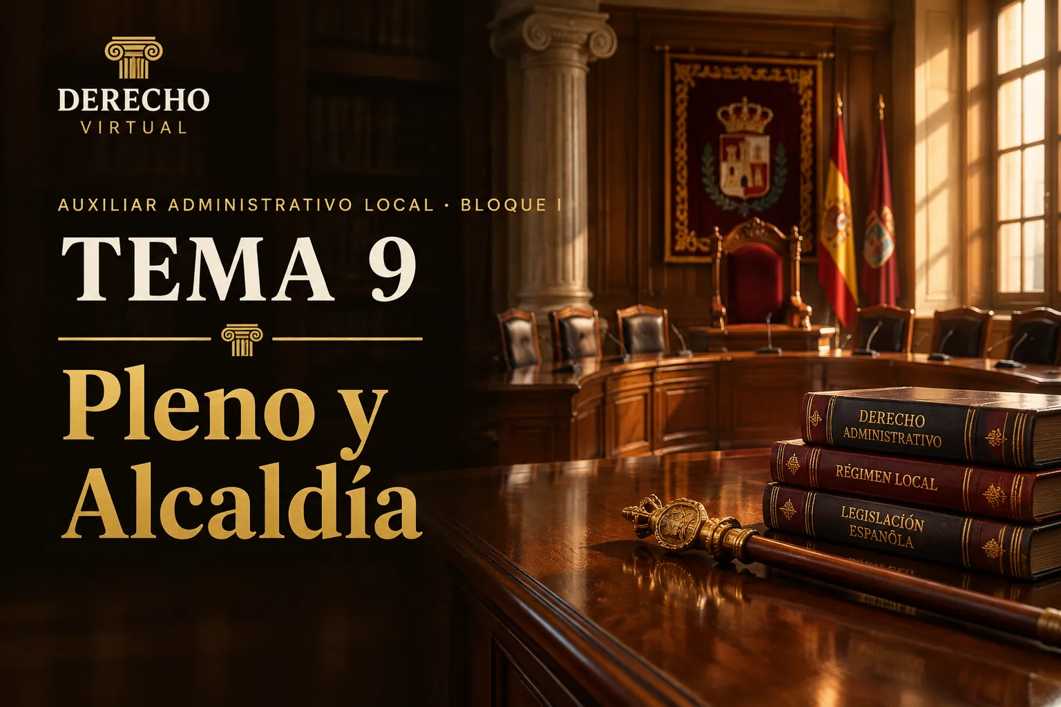 Miniatura del tema 9: El Ayuntamiento de Madrid (I): Pleno, Alcalde, Tenientes de Alcalde y Junta de Gobierno
