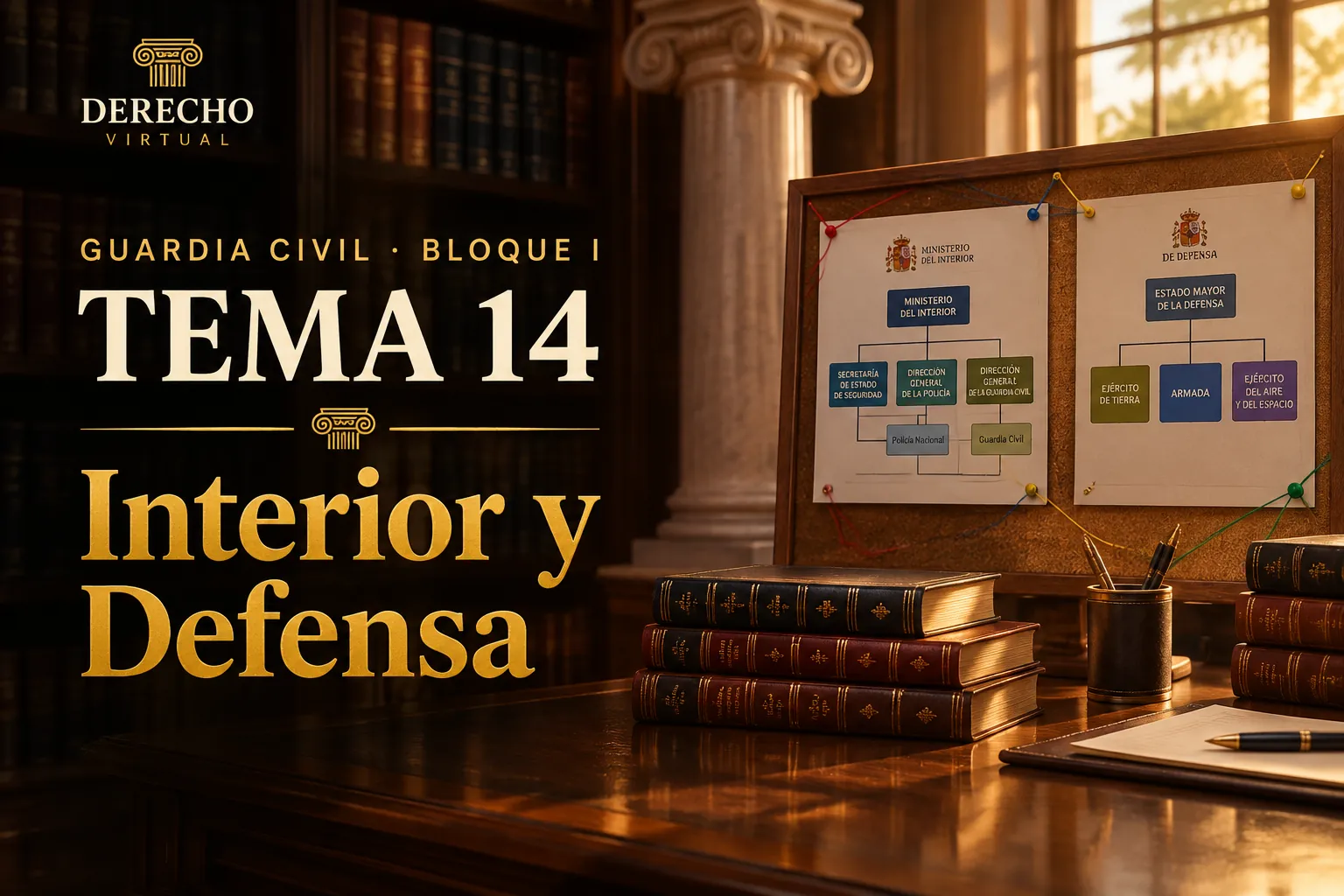 Miniatura del tema 14: Ministerio del Interior. Ministerio de Defensa