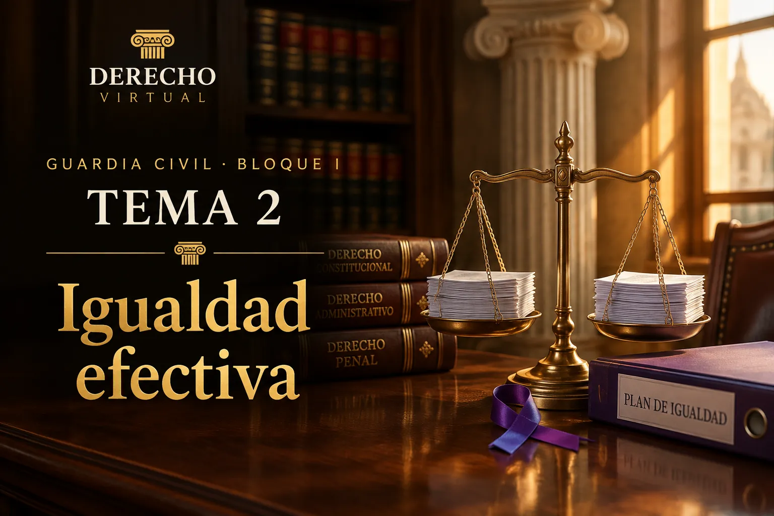 Miniatura del tema 2: Igualdad efectiva de mujeres y hombres