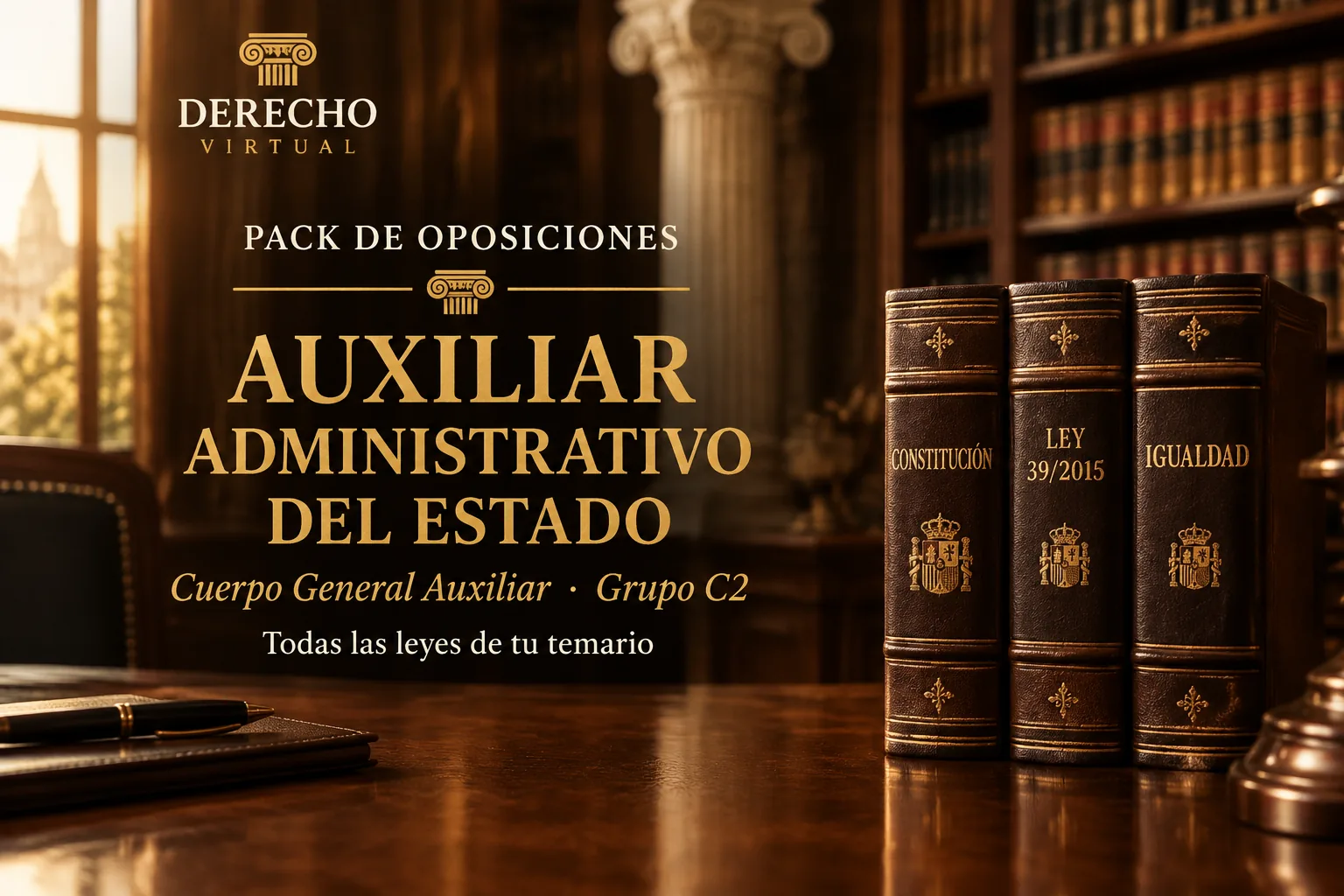 Pack de oposiciones de Auxiliar Administrativo del Estado